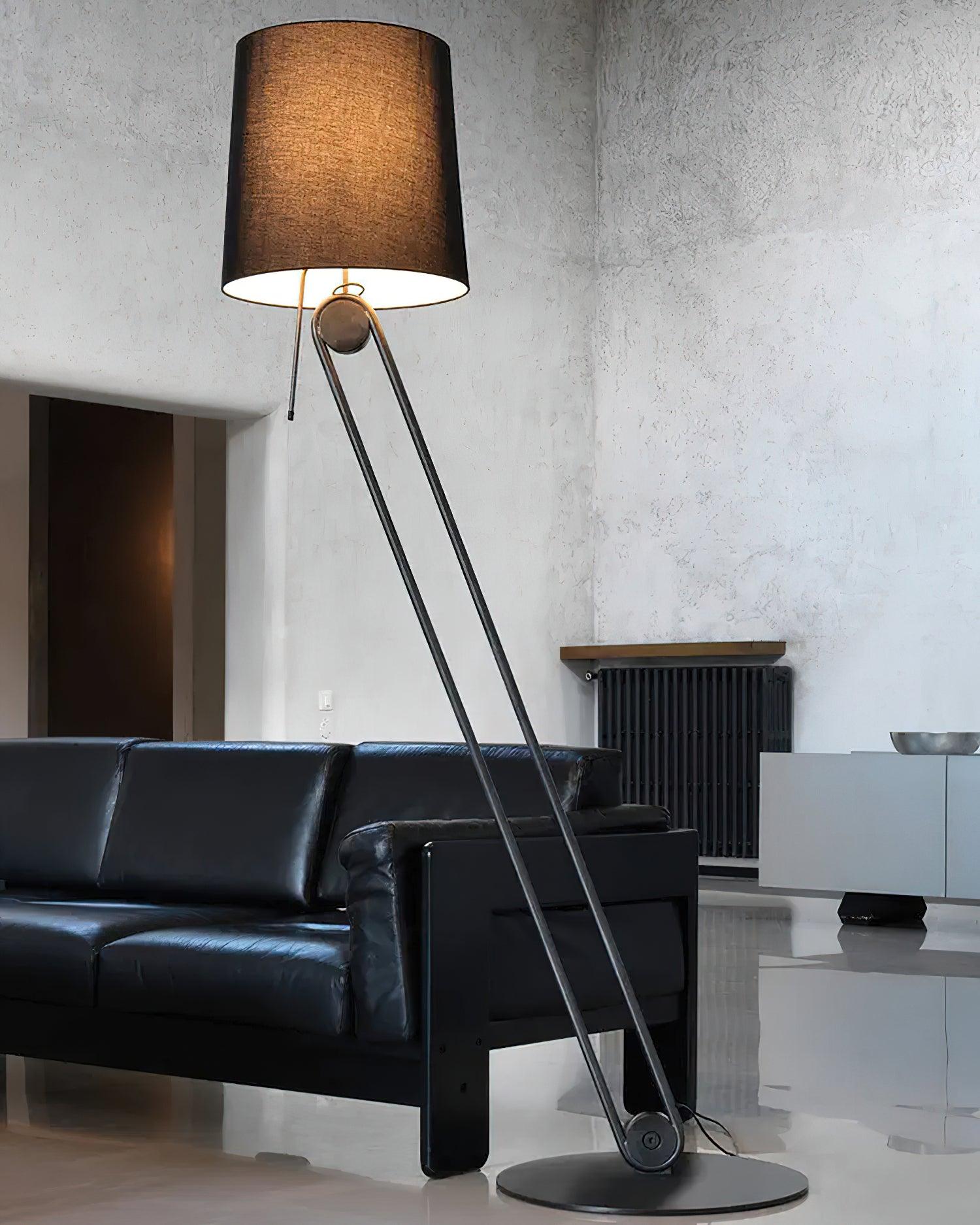 Zarina Minimalist Fabric Floor Lamp
