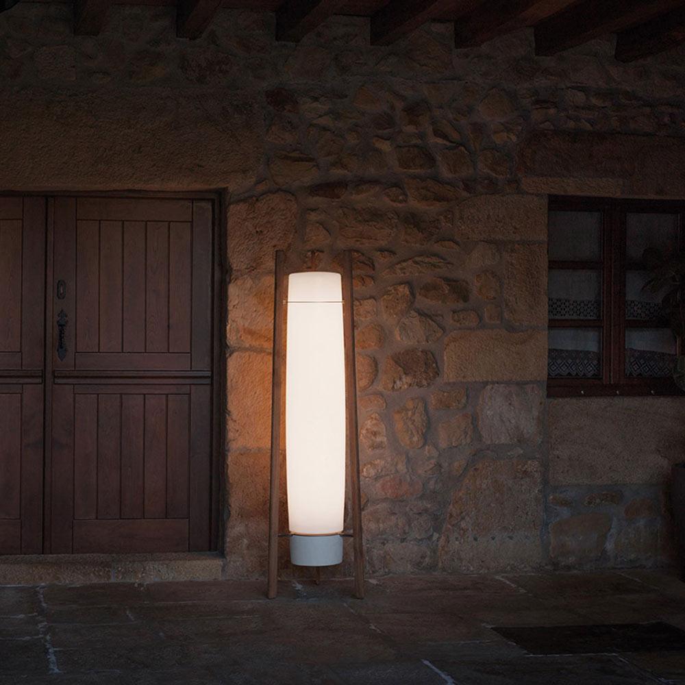 Zezoraril Wabi-Sabi Wood Floor Lamp
