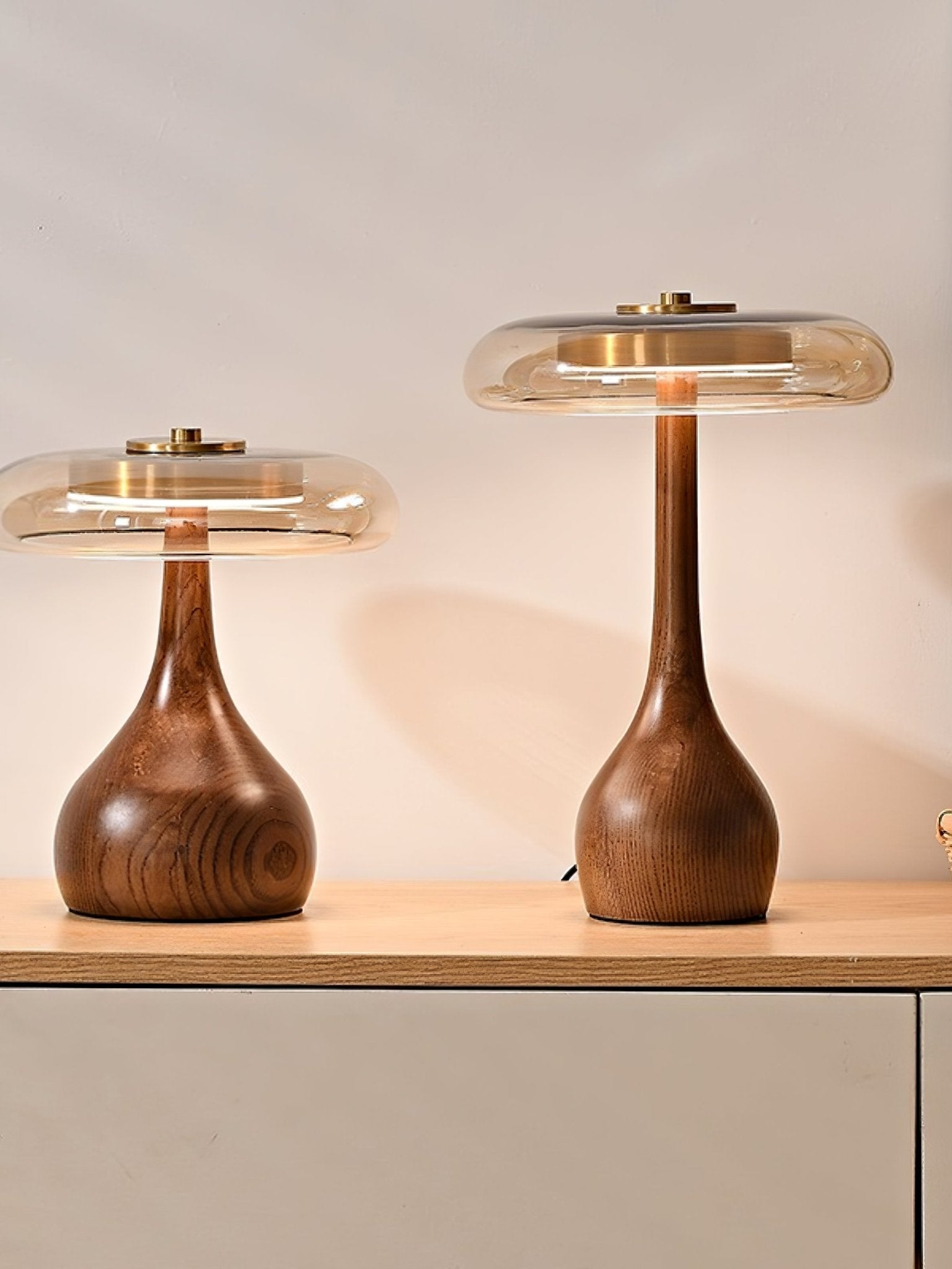 Brittany Modern Wood Table Lamp - Neutral Decor