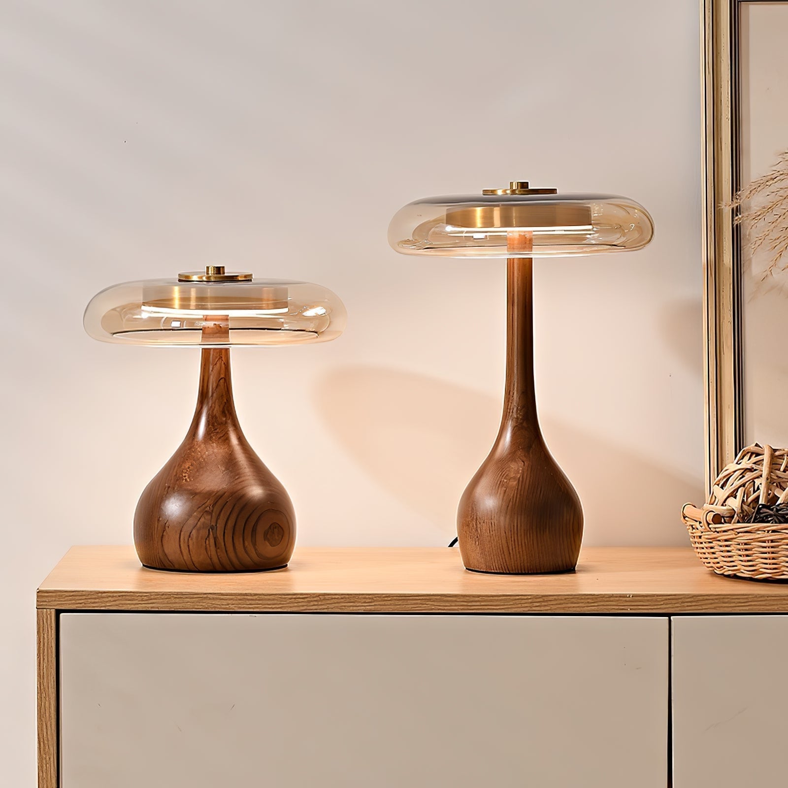 Brittany Modern Wood Table Lamp - Neutral Decor