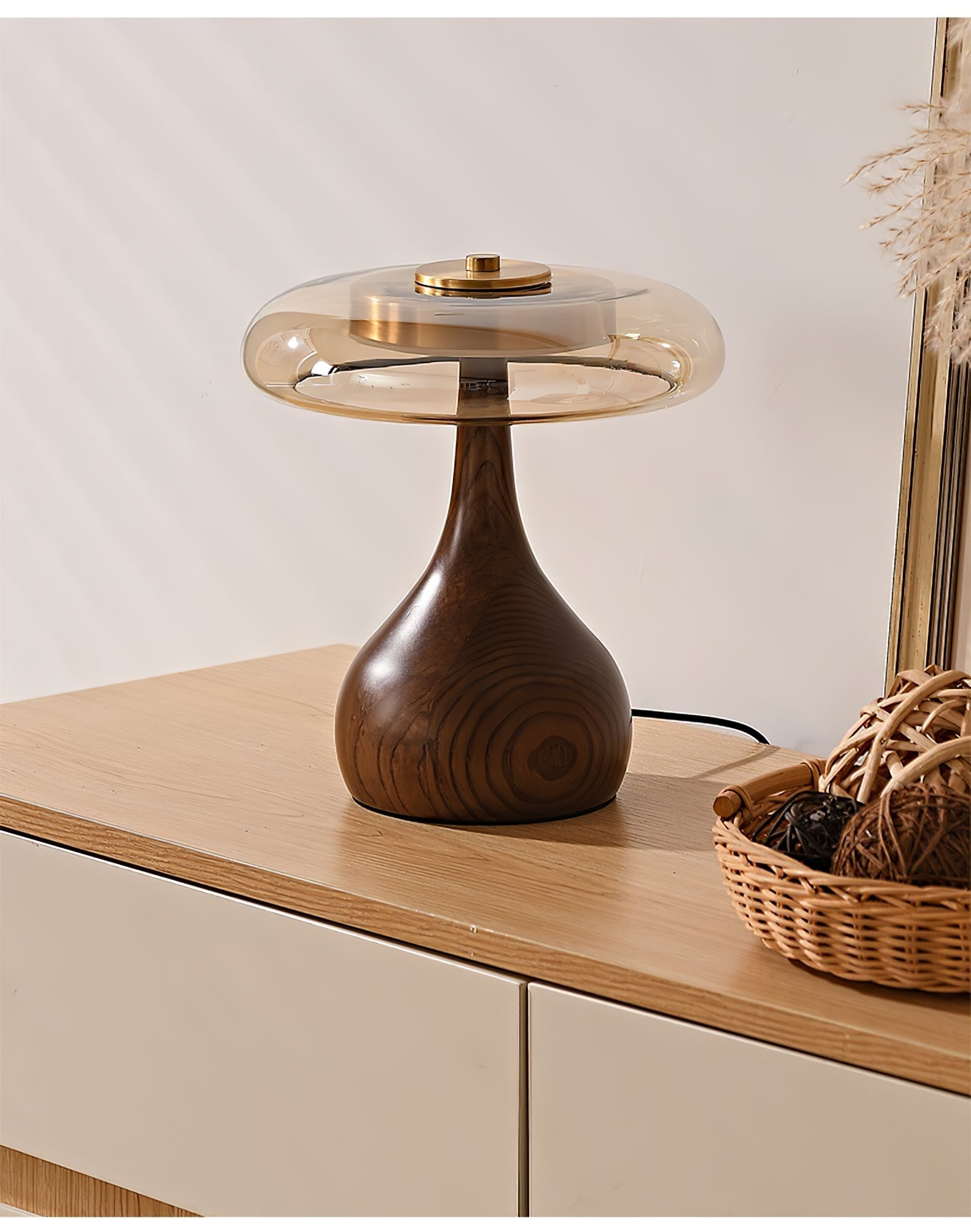 Brittany Modern Wood Table Lamp - Neutral Decor