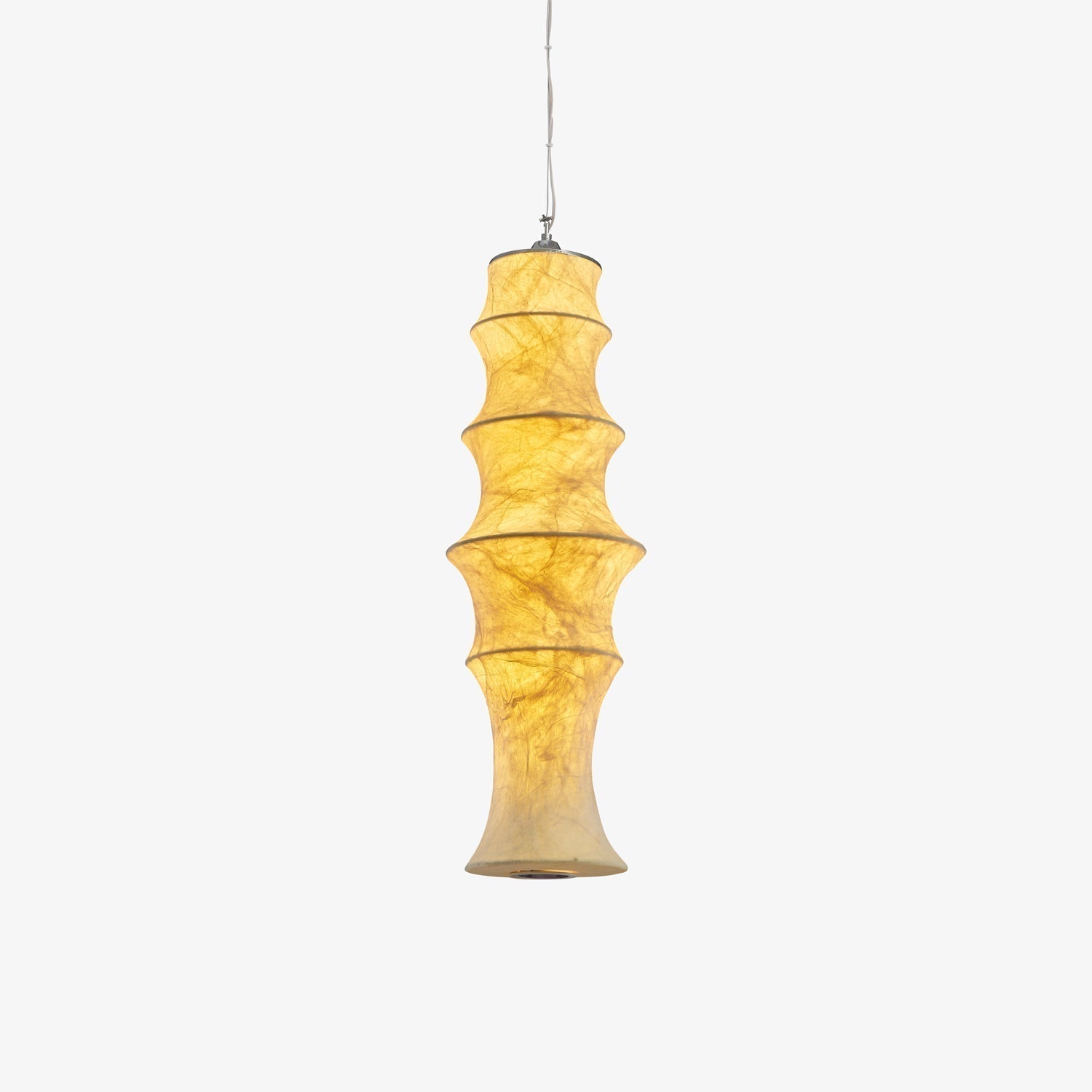 Elraeor Layered Mulberry Silk Pendant Light