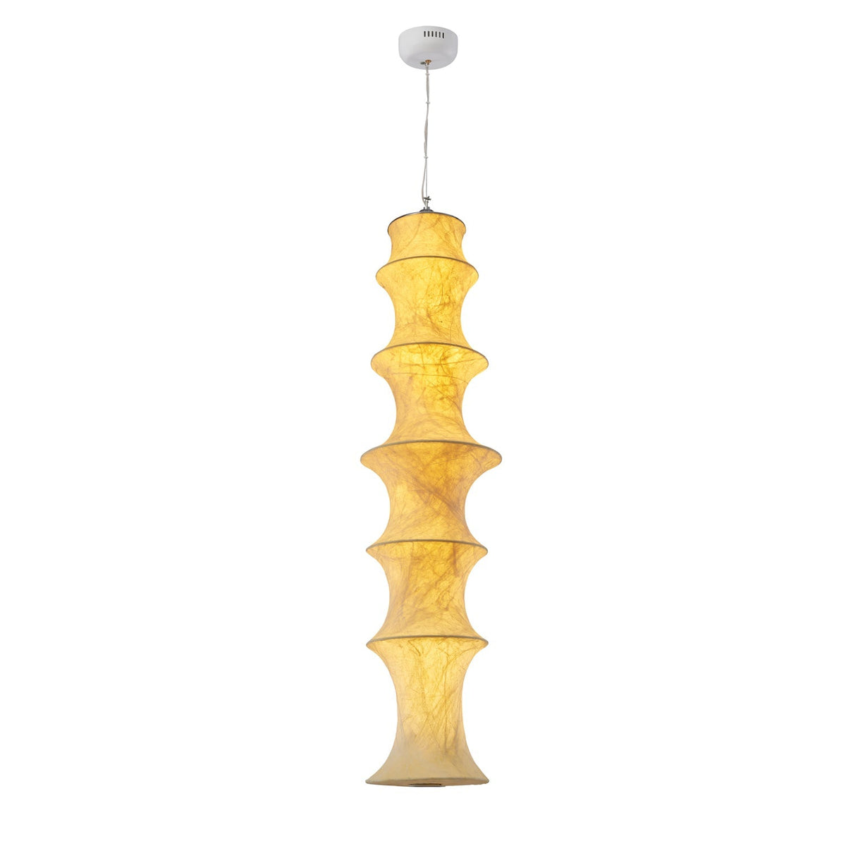 Elraeor Layered Mulberry Silk Pendant Light