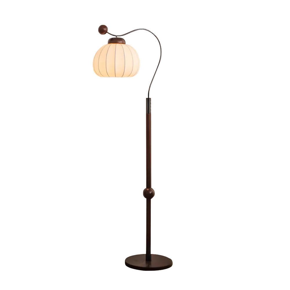 Devenor Silk Wood Floor Lamp