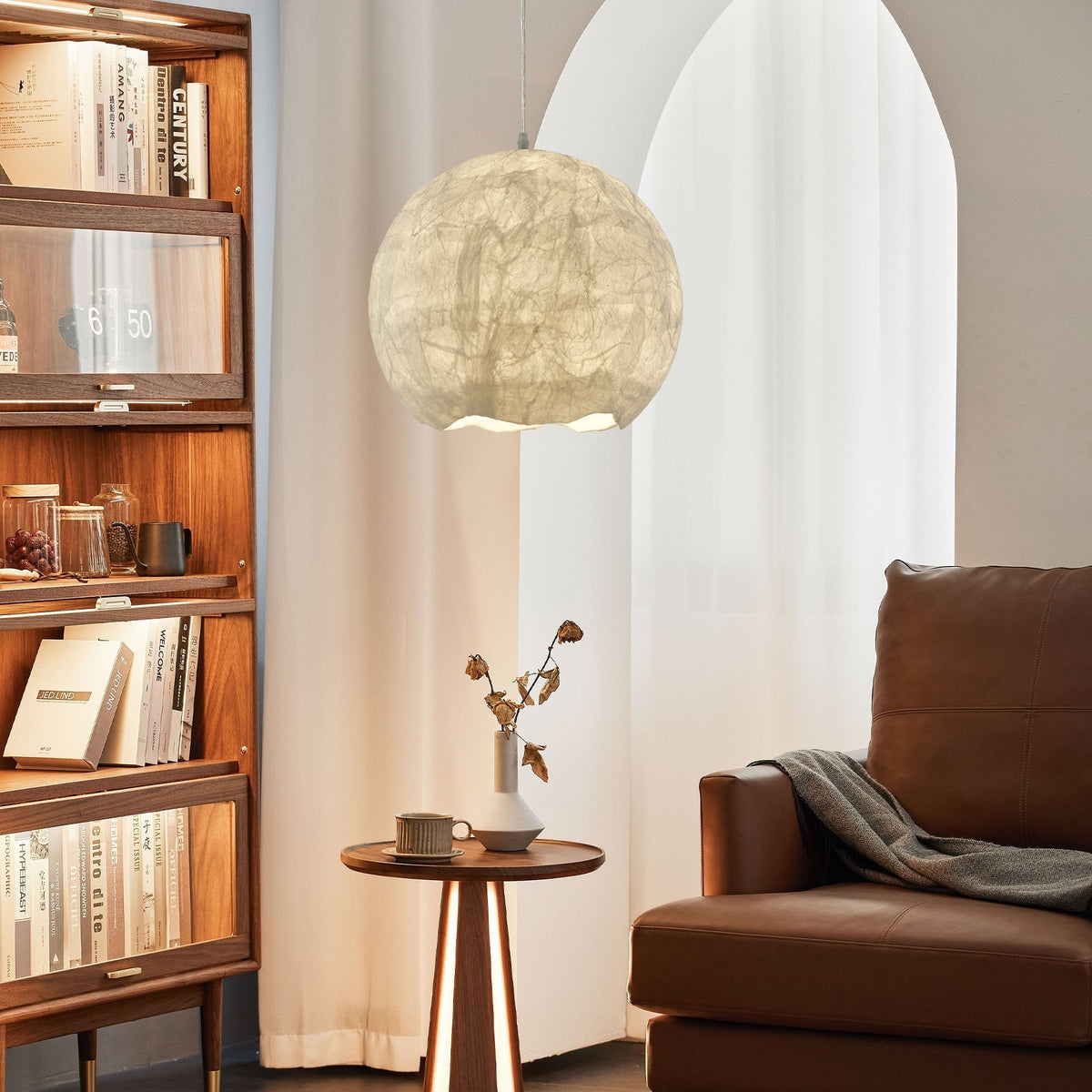 Nest Organic Silk Pendant Lamp