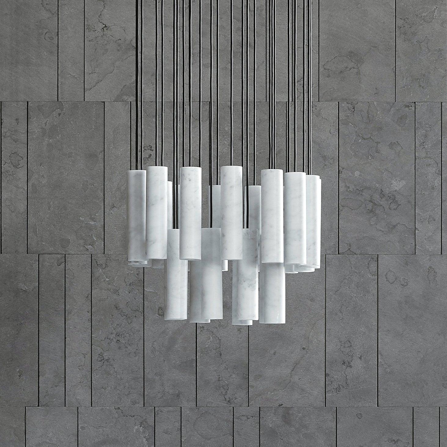 Lunexi Cluster Alabaster Pendant Light