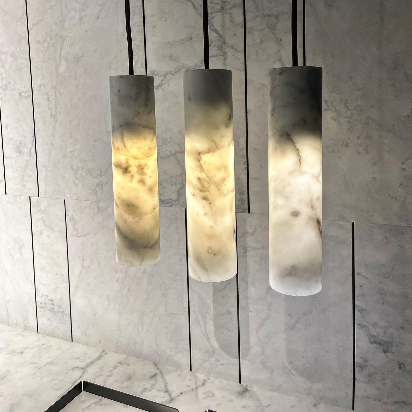 Lunexi Cluster Alabaster Pendant Light