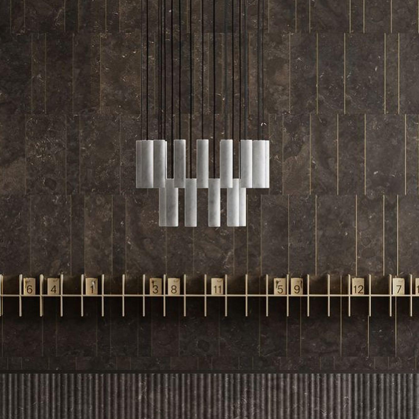 Lunexi Cluster Alabaster Pendant Light