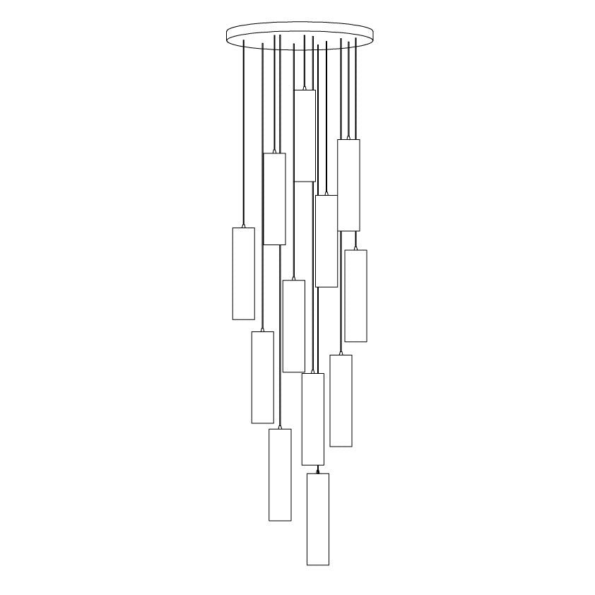 Lunexi Cluster Alabaster Pendant Light