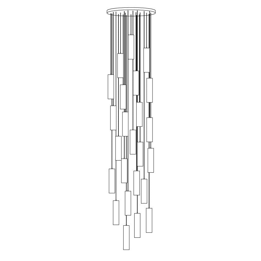 Lunexi Cluster Alabaster Pendant Light