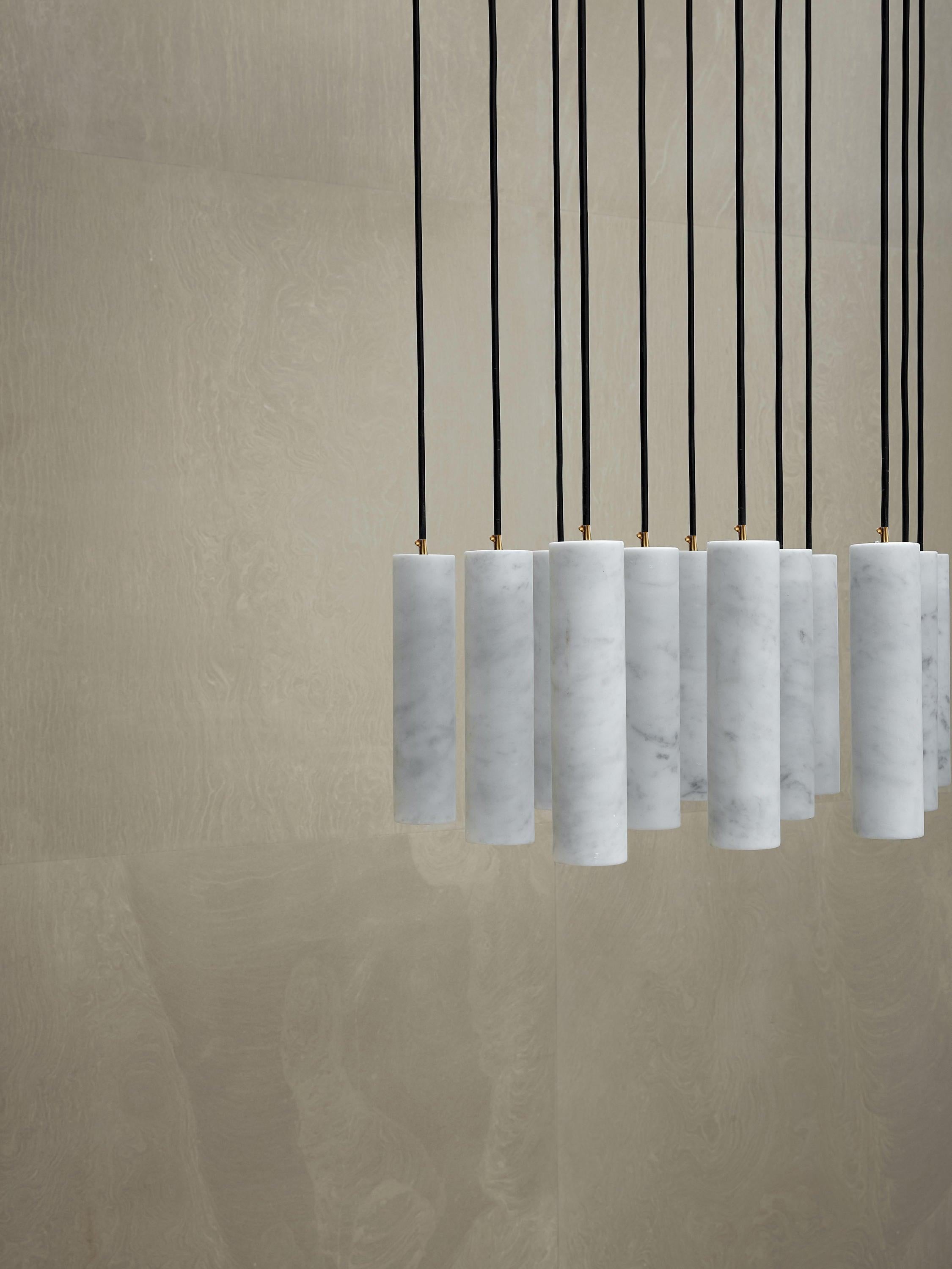 Lunexi Cluster Alabaster Pendant Light