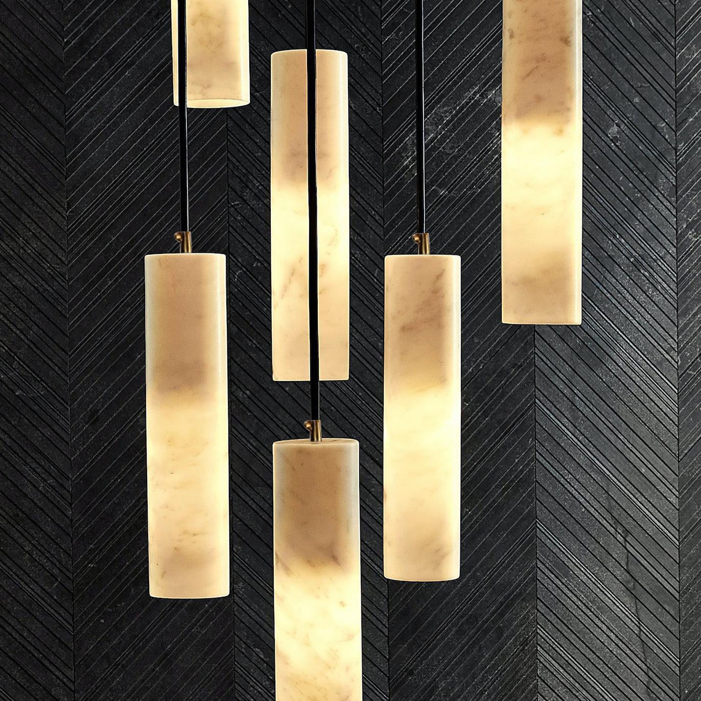 Lunexi Cluster Alabaster Pendant Light