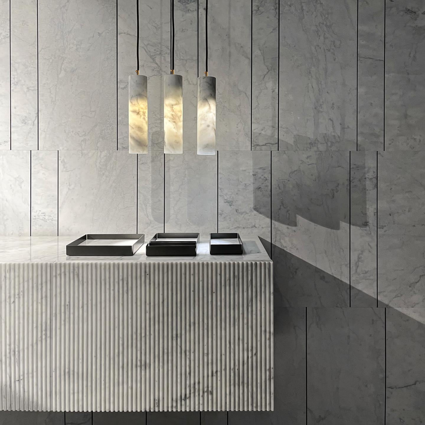 Lunexi Cluster Alabaster Pendant Light