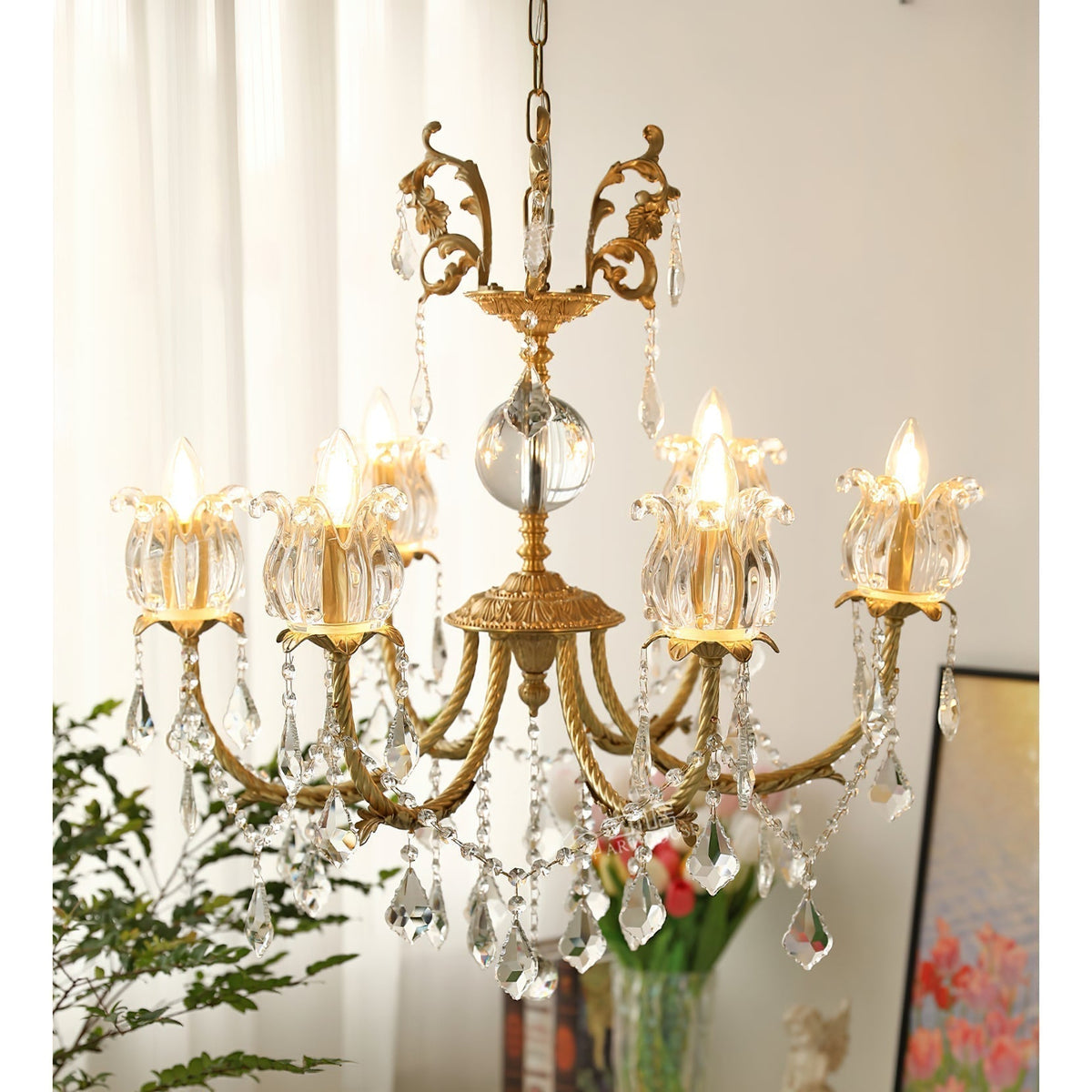 Selelian Crystal Chandelier