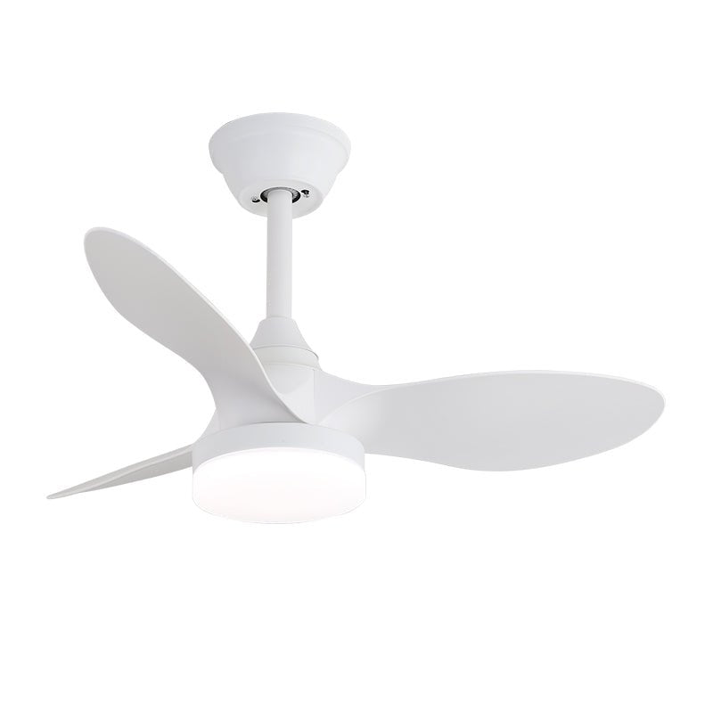 Elvelira Minimalist Black Wood Ceiling Fan Light