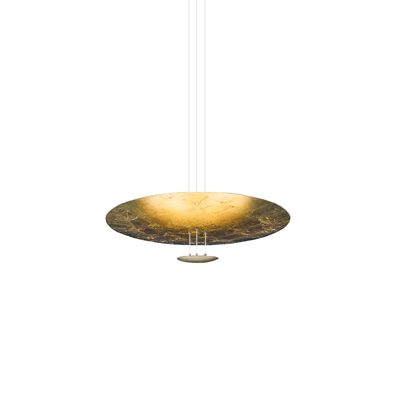 Phelion Layered Gold Foil Pendant Light