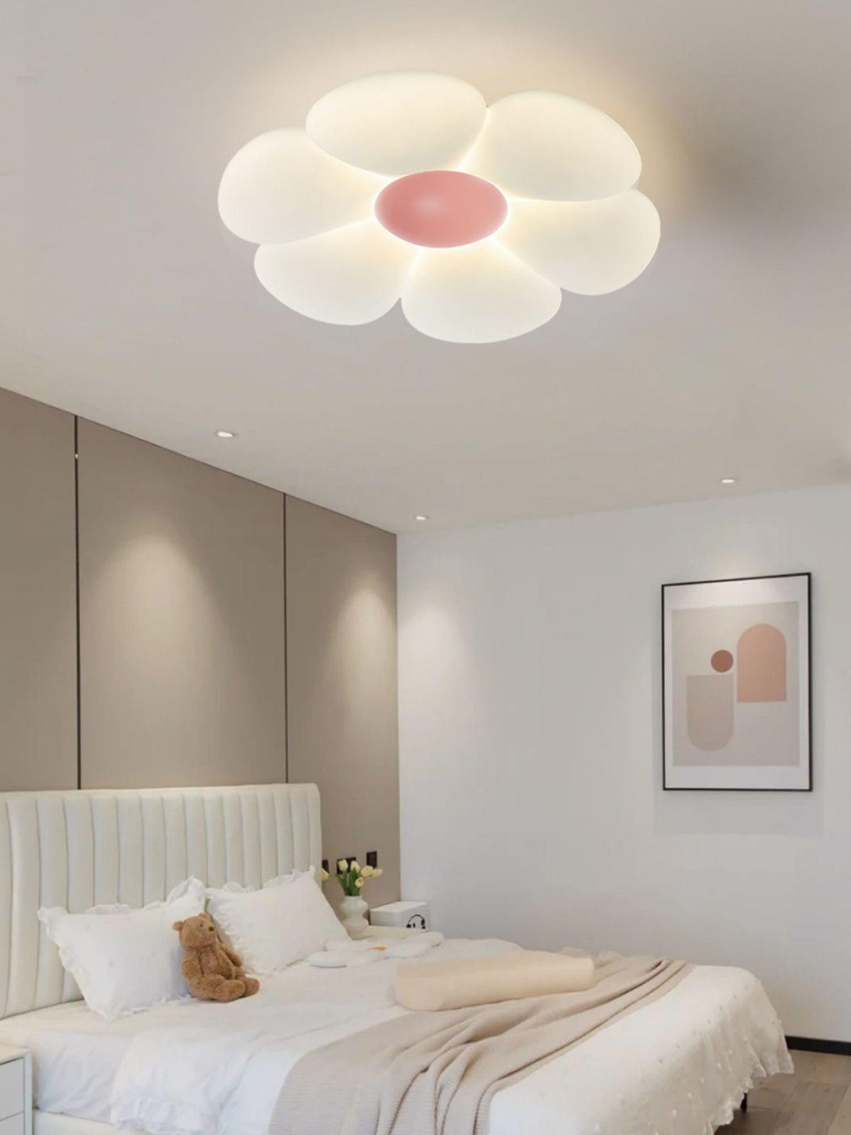 Liorinella Ceiling Lamp Six-Leaf Flower for Kids Room