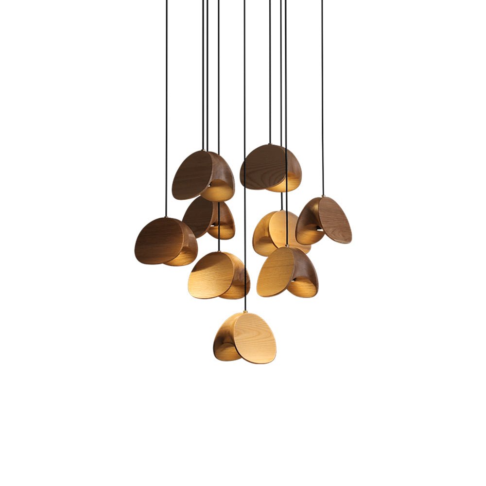 Elmiren Cluster Wood Pendant Light