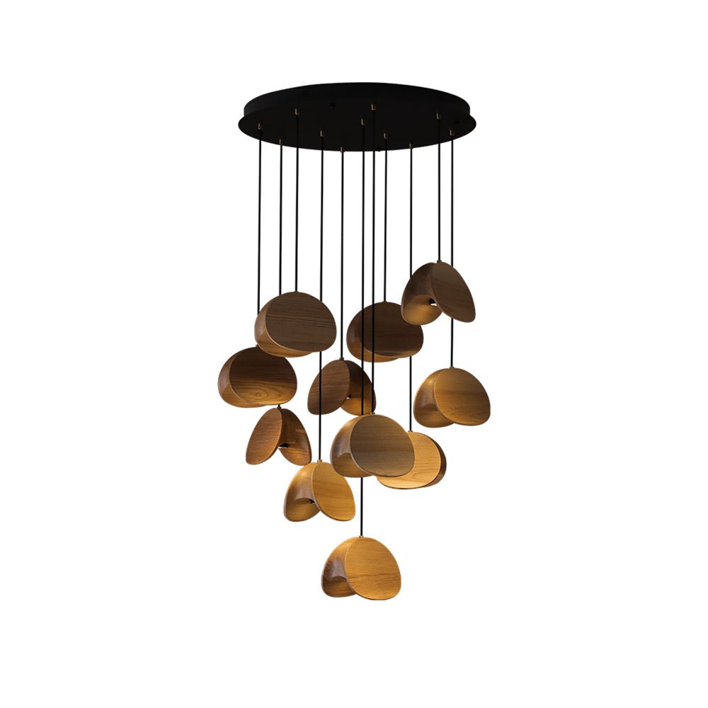 Elmiren Cluster Wood Pendant Light