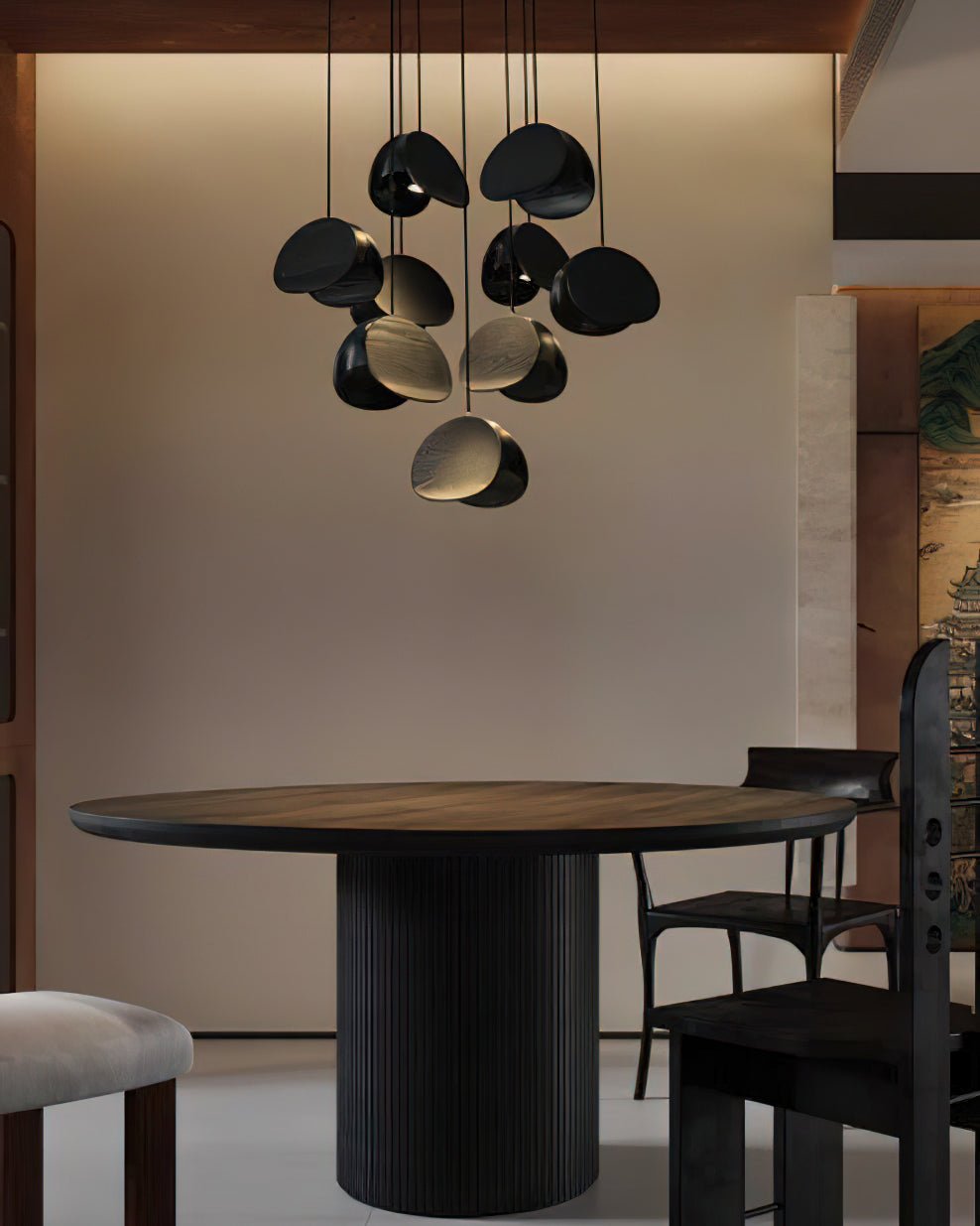Elmiren Cluster Wood Pendant Light