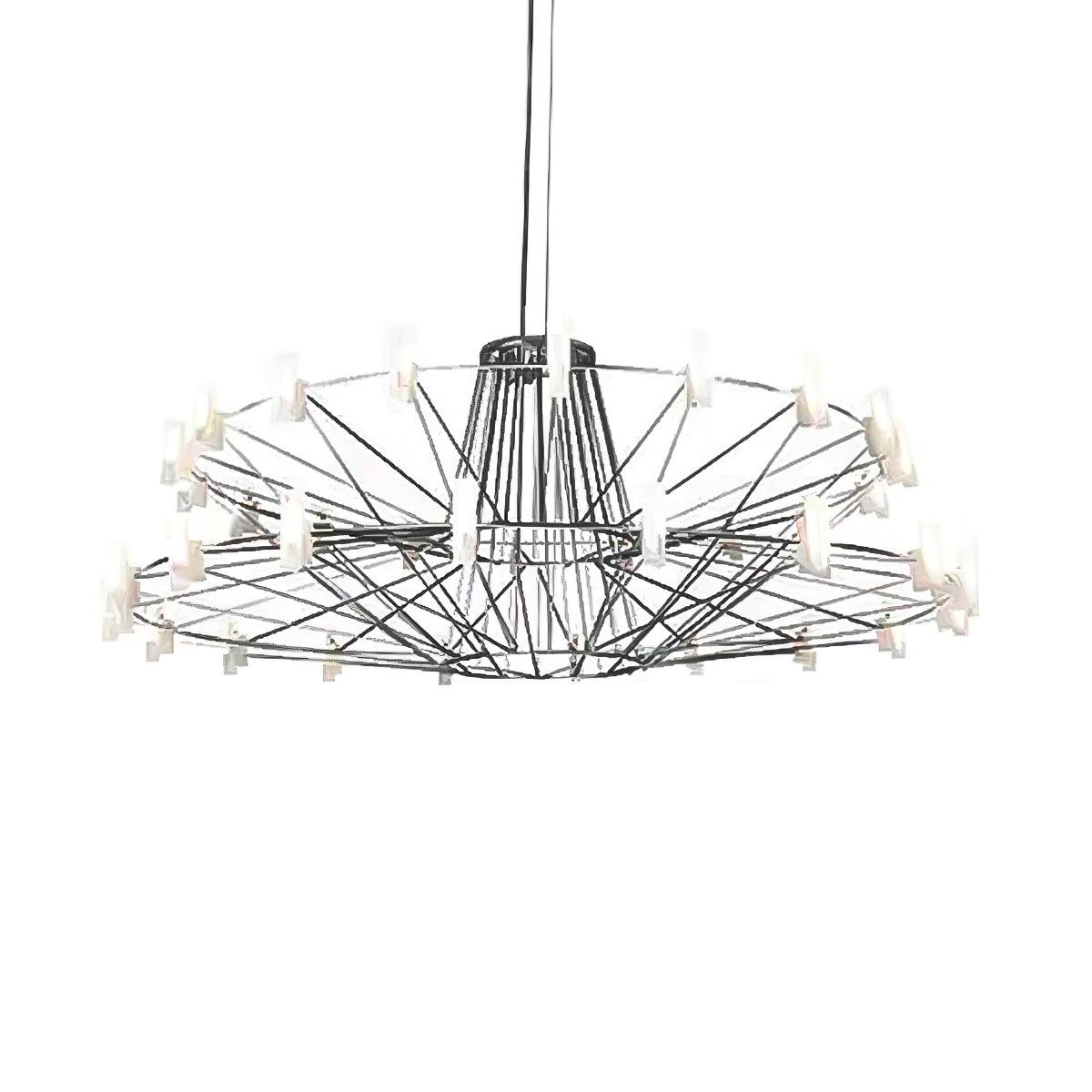 Orinenine Chandelier Sky Ballet Stainless Steel Acrylic Modern