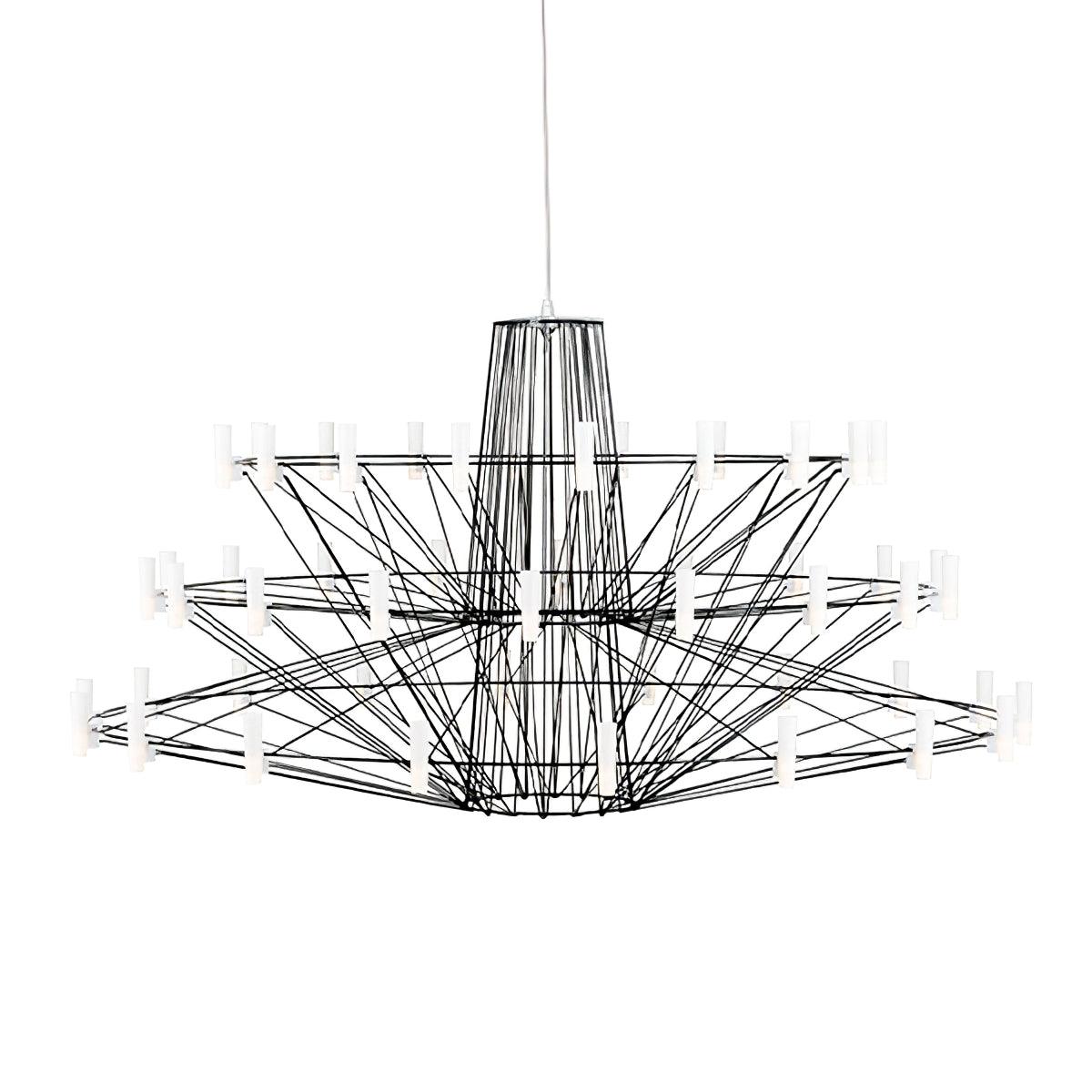 Orinenine Chandelier Sky Ballet Stainless Steel Acrylic Modern