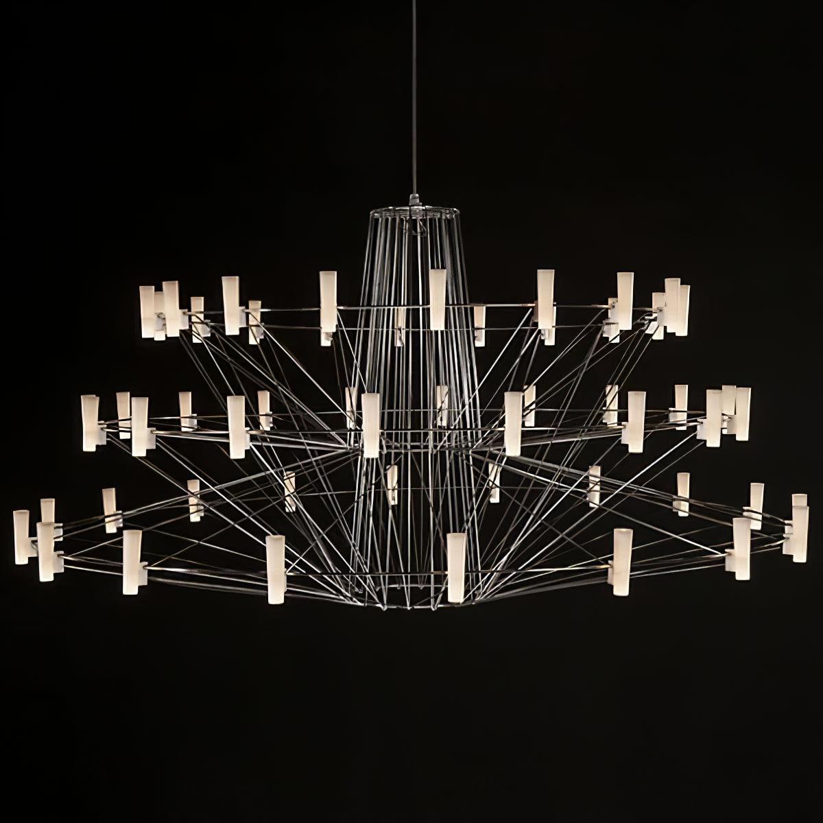 Orinenine Chandelier Sky Ballet Stainless Steel Acrylic Modern