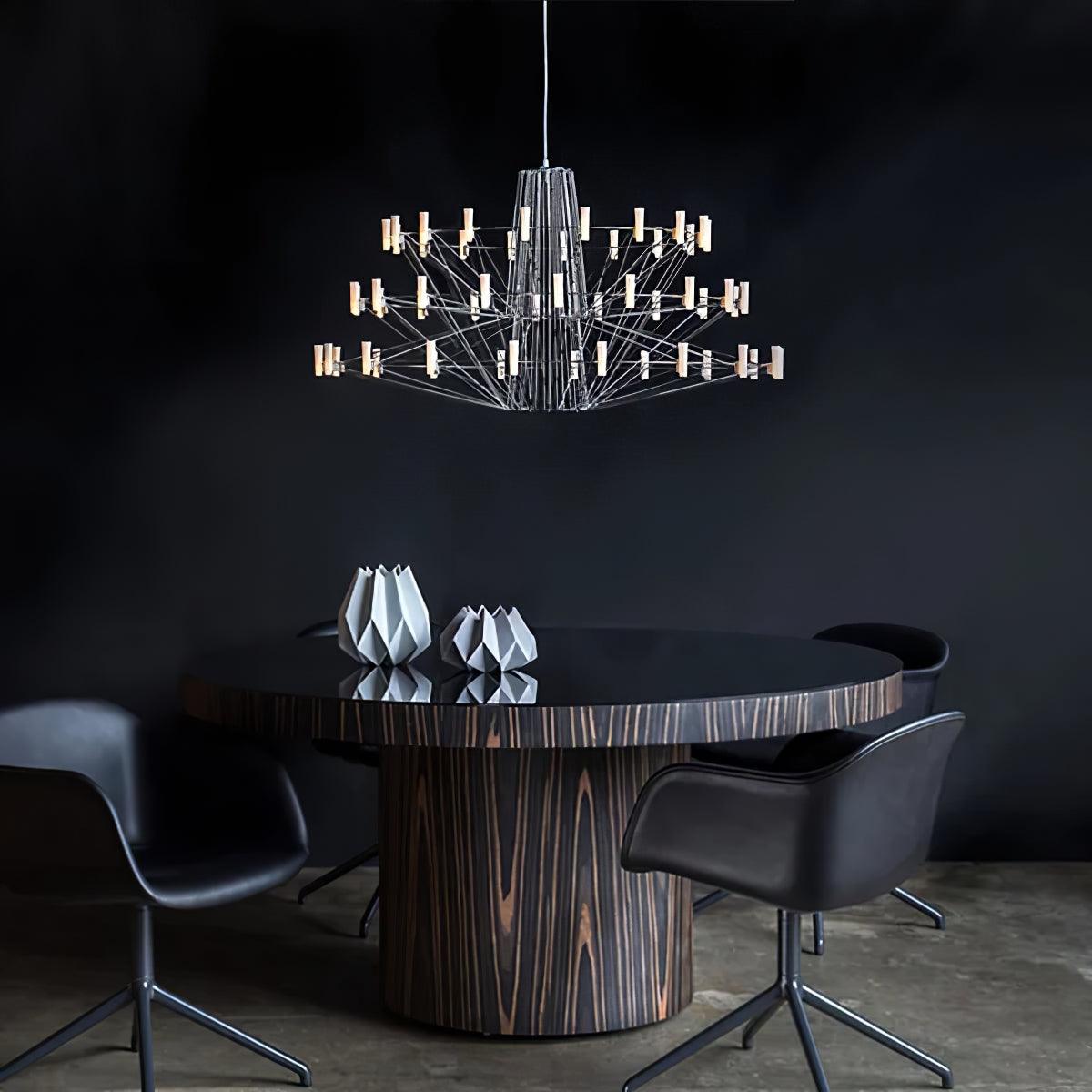Orinenine Chandelier Sky Ballet Stainless Steel Acrylic Modern