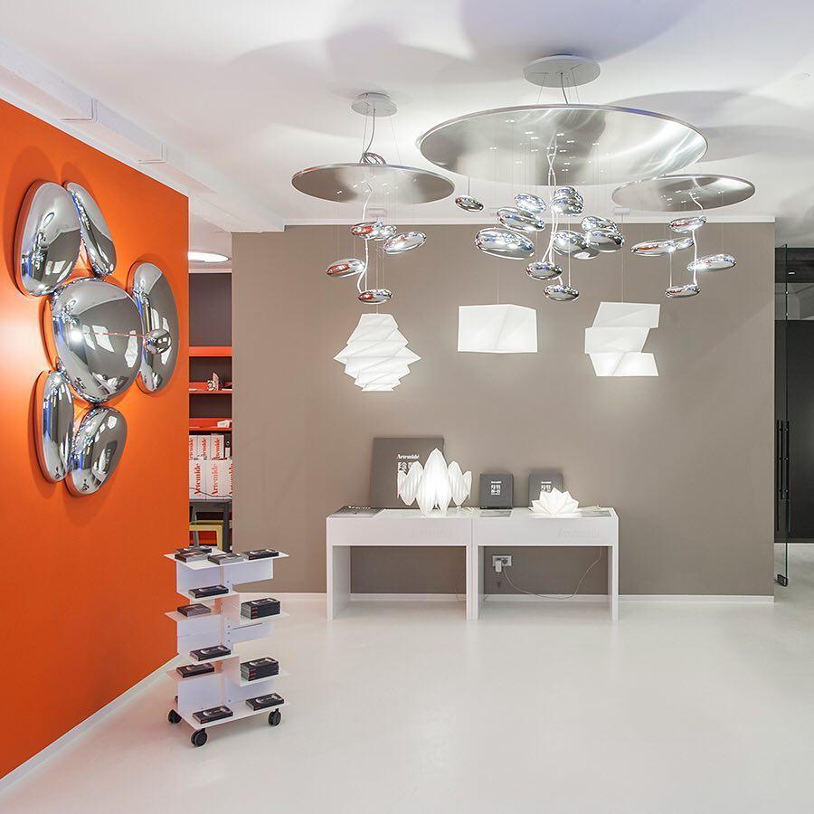 Vostix Ceiling Lamp Chrome Pebble Modern