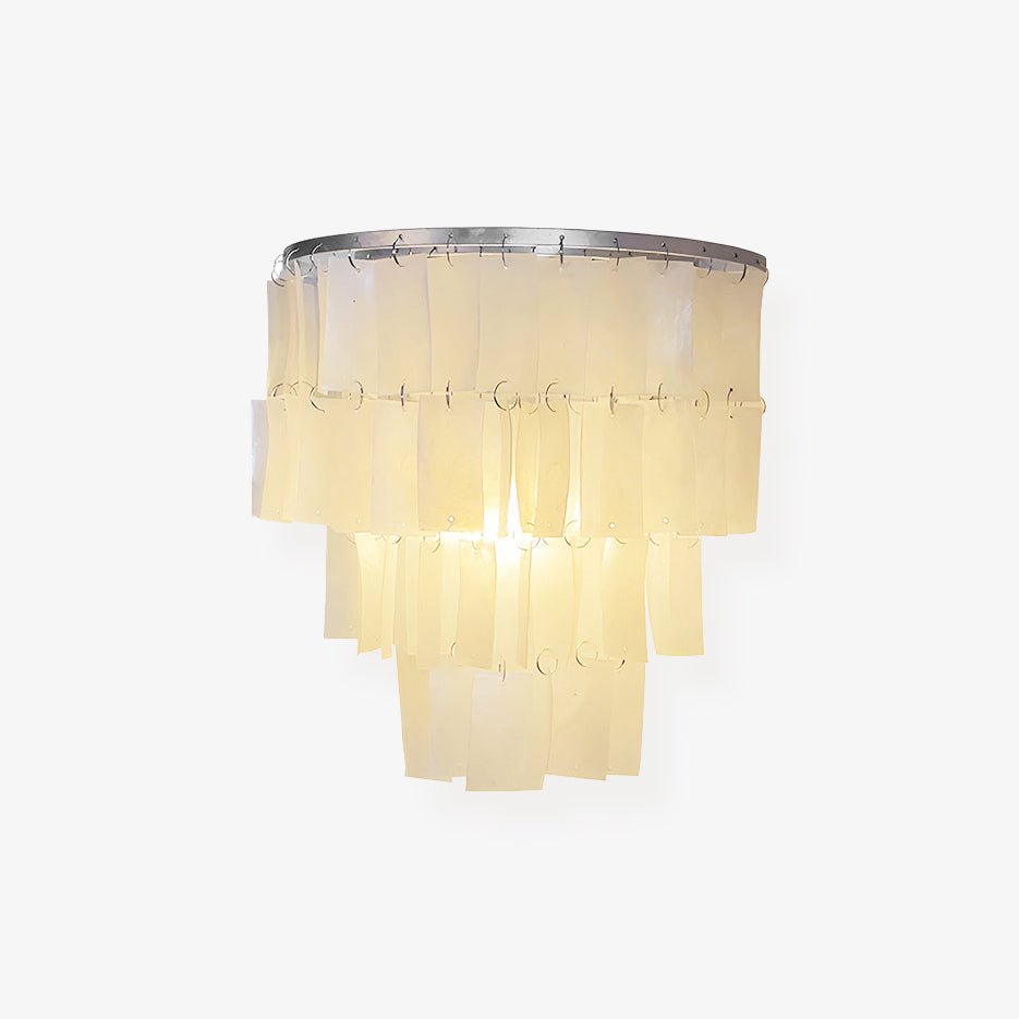 Vidoros Postmodern Luxury Shell Tiered Wall Lamp