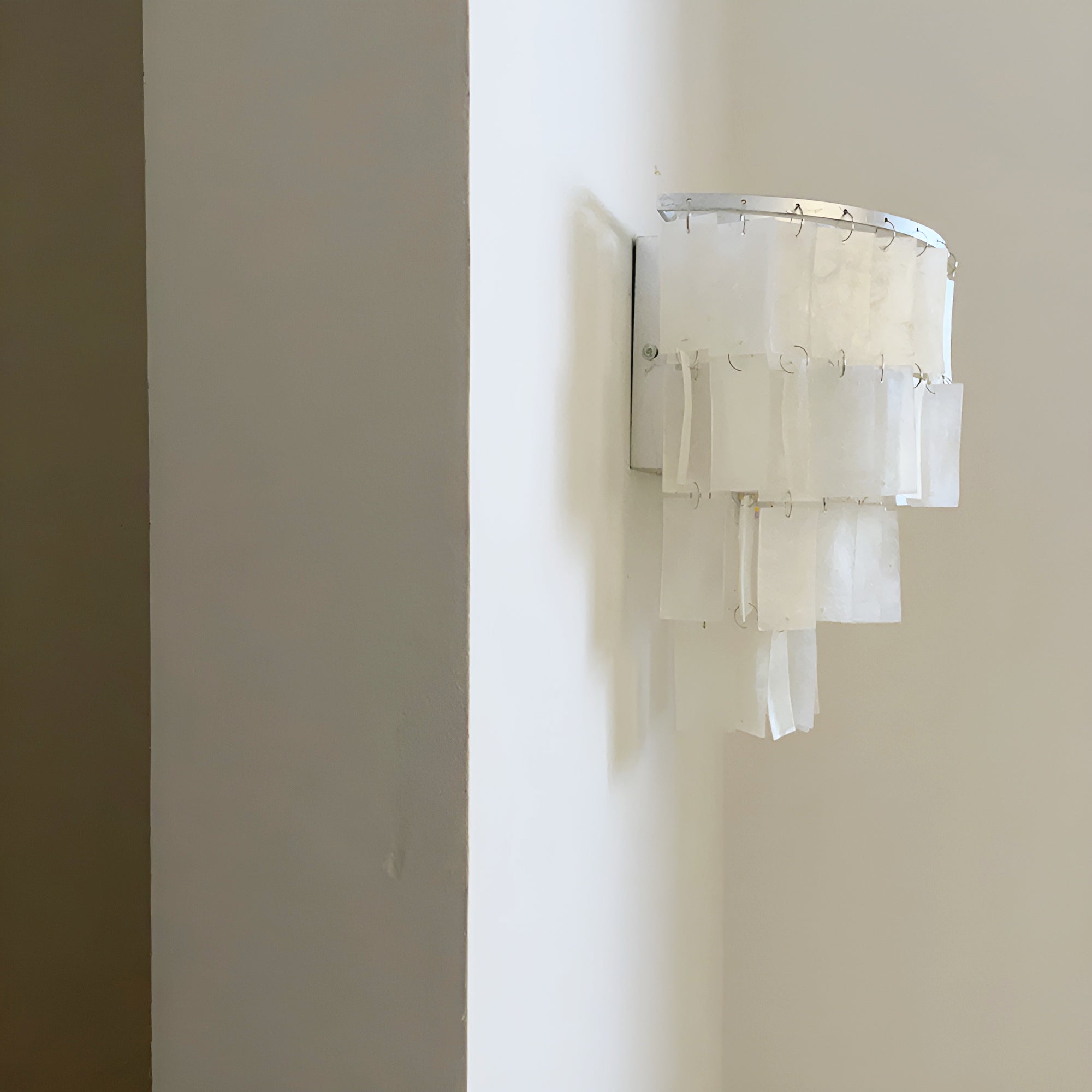 Vidoros Postmodern Luxury Shell Tiered Wall Lamp