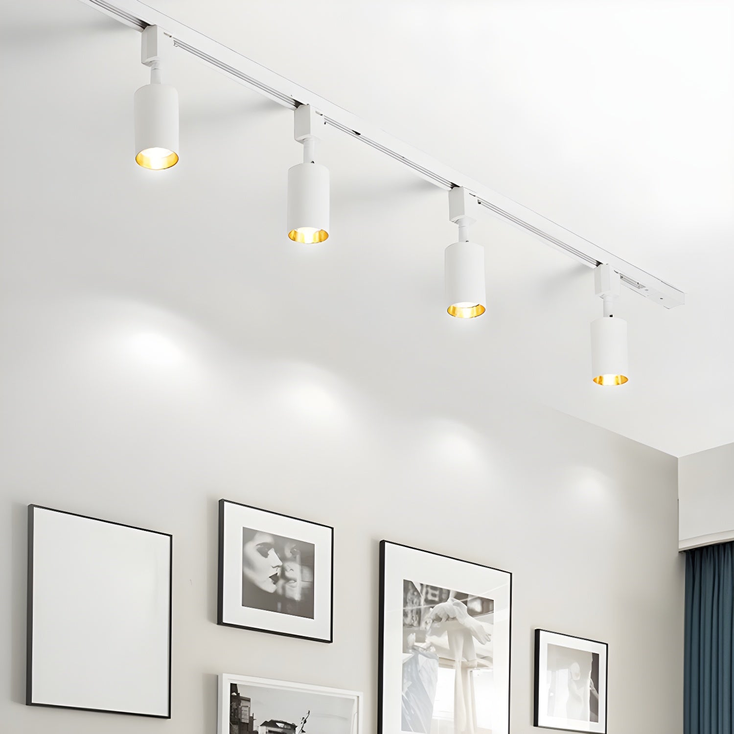 Ophelia Ceiling Lamp Sleek Cylinder Track with Minimalist
