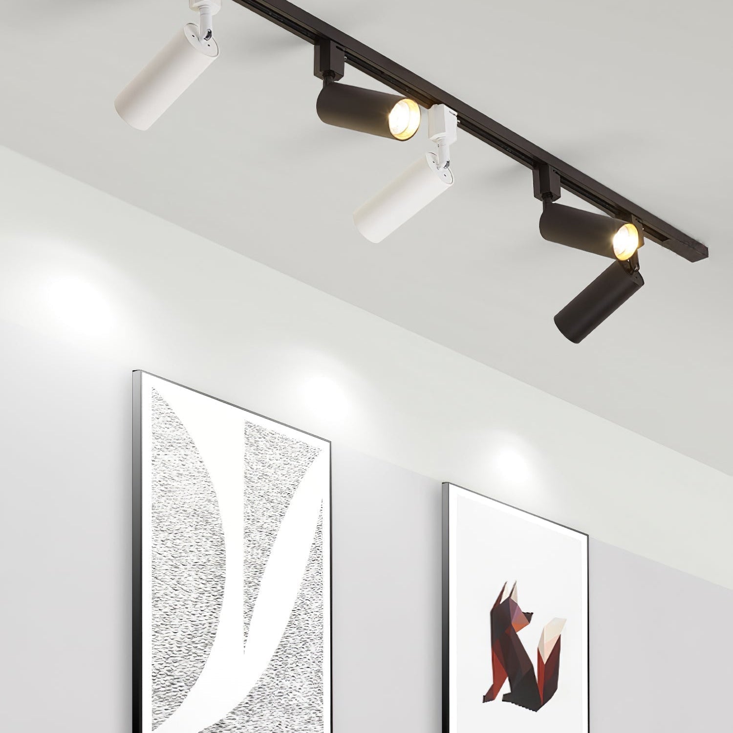 Ophelia Ceiling Lamp Sleek Cylinder Track with Minimalist