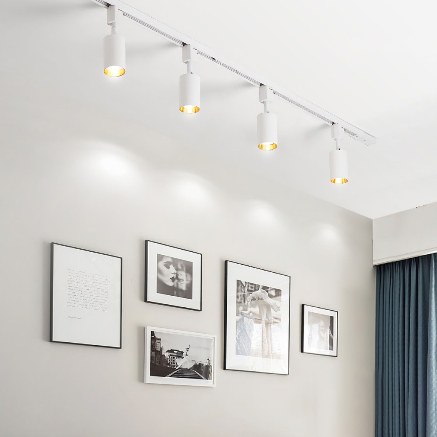 Ophelia Ceiling Lamp Sleek Cylinder Track with Minimalist