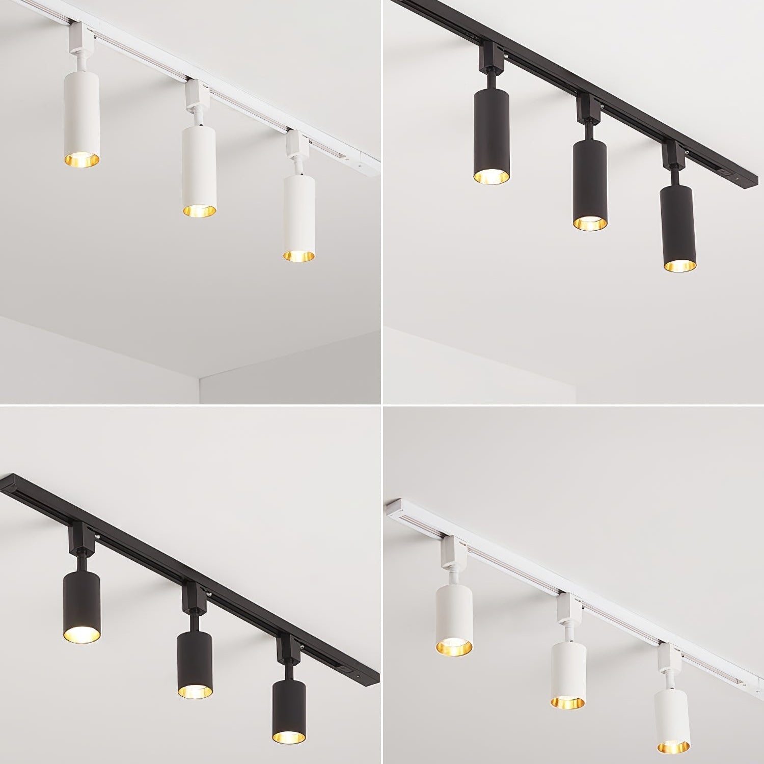 Ophelia Ceiling Lamp Sleek Cylinder Track with Minimalist