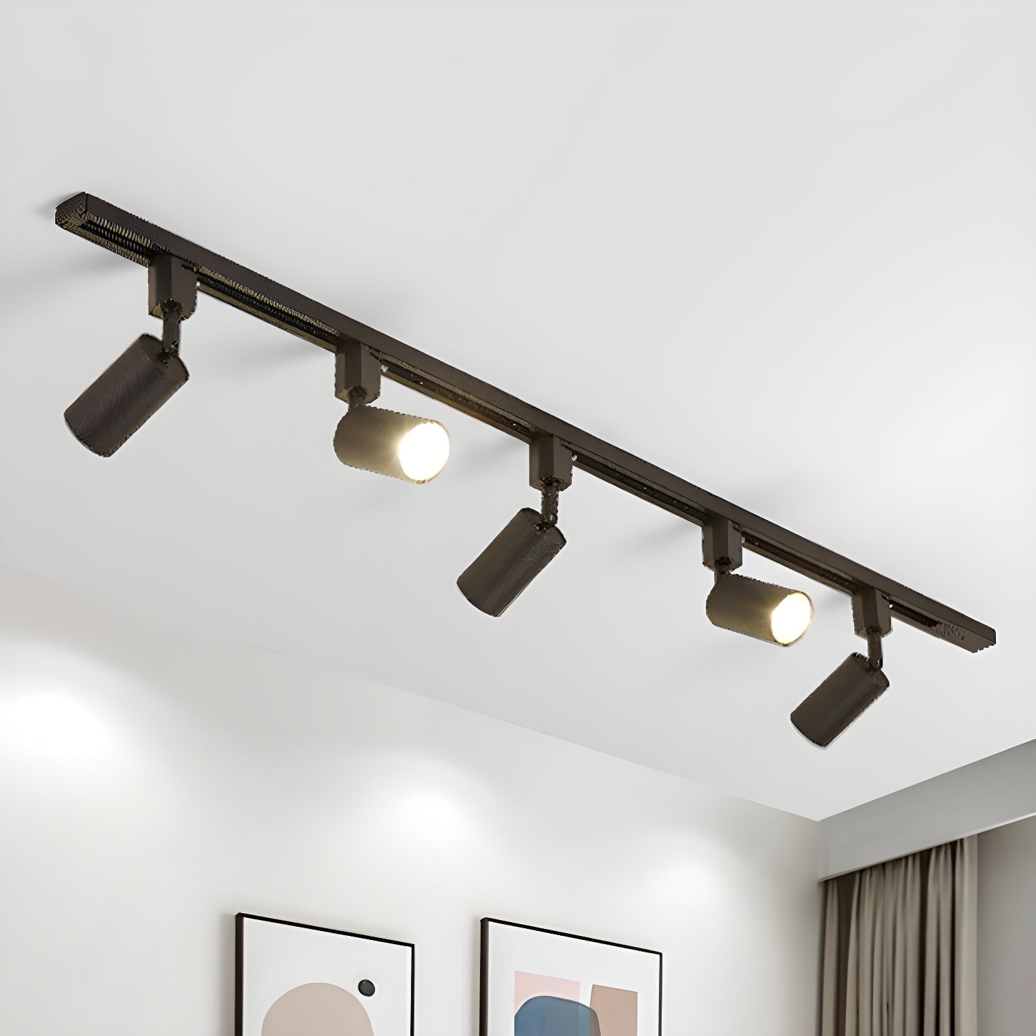 Ophelia Ceiling Lamp Sleek Cylinder Track with Minimalist