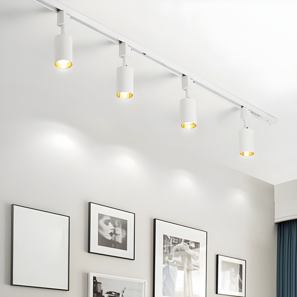Ophelia Ceiling Lamp Sleek Cylinder Track with Minimalist