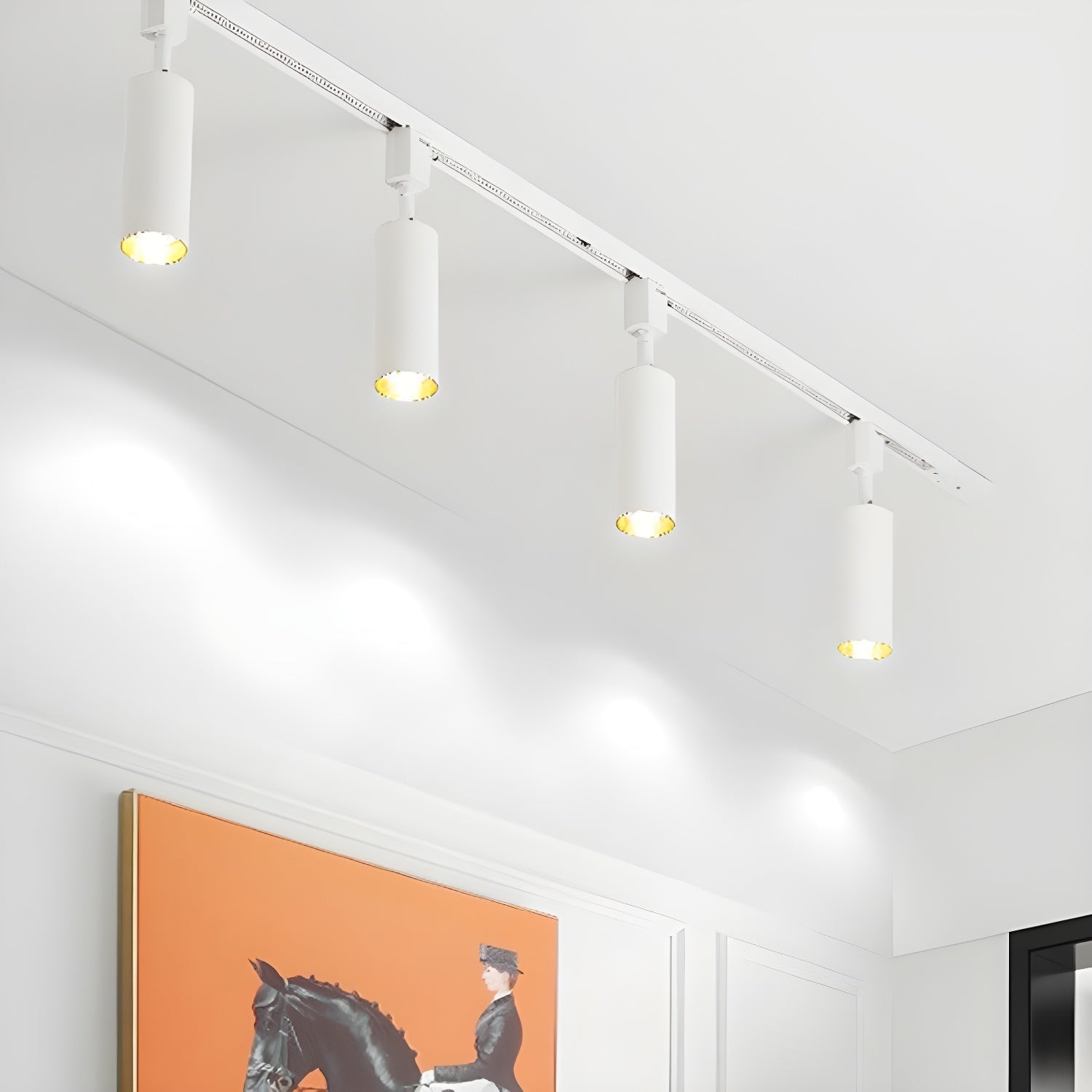 Ophelia Ceiling Lamp Sleek Cylinder Track with Minimalist