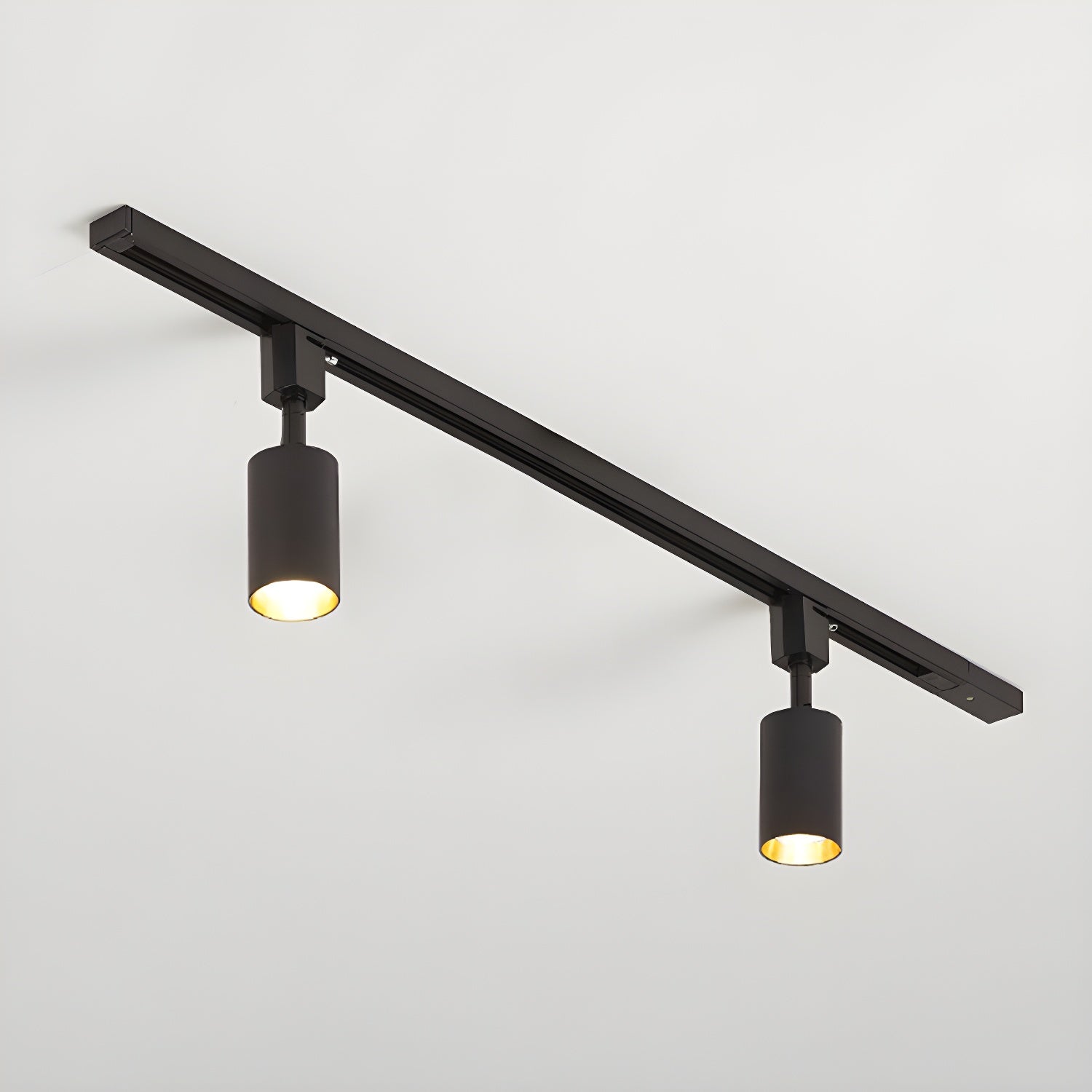 Solara Ceiling Lamp Sleek Cylinder Track with Minimalist - Neutral Decor