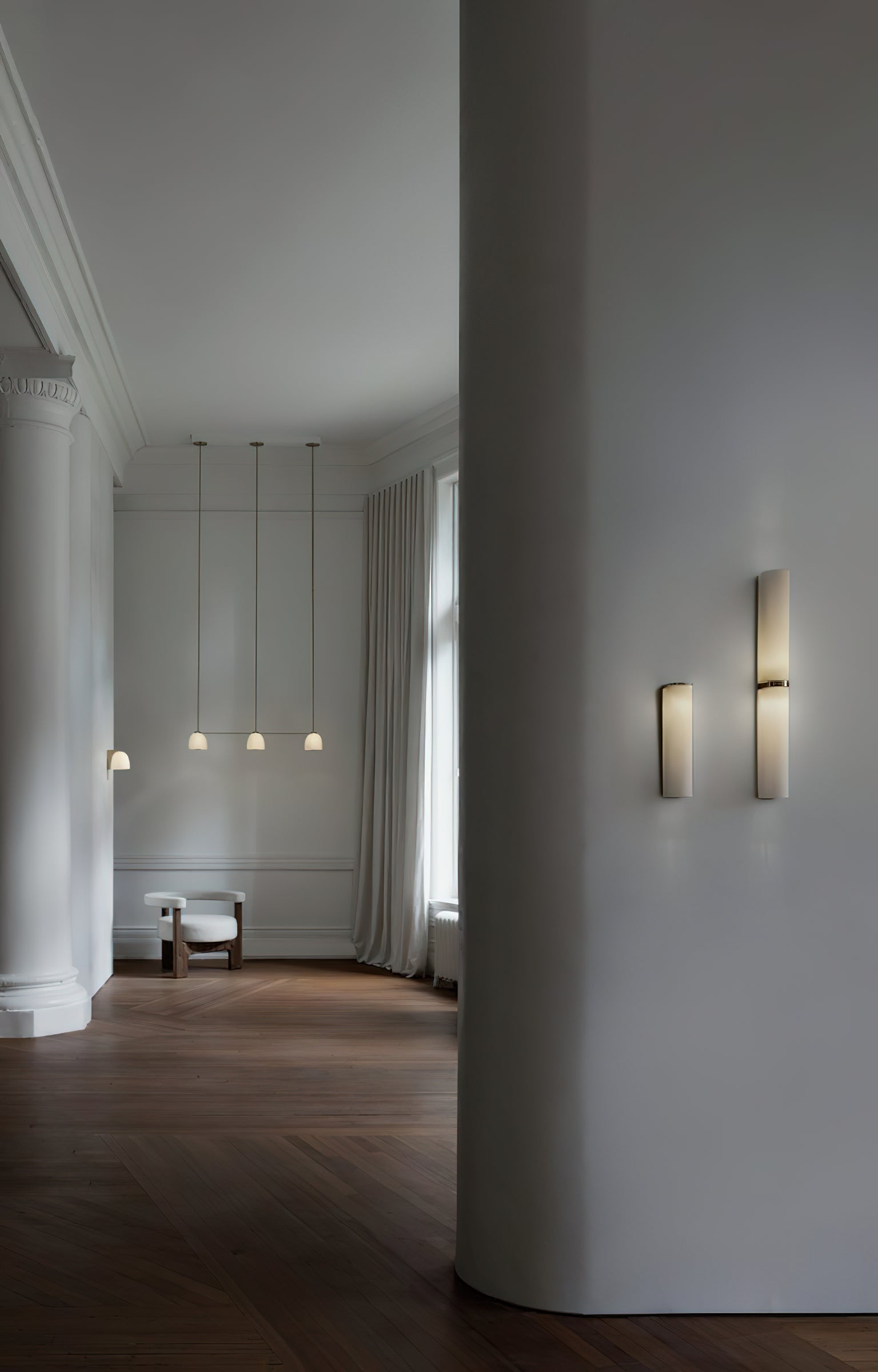 Alraeir Modern Minimalist Glass Wall Lamp