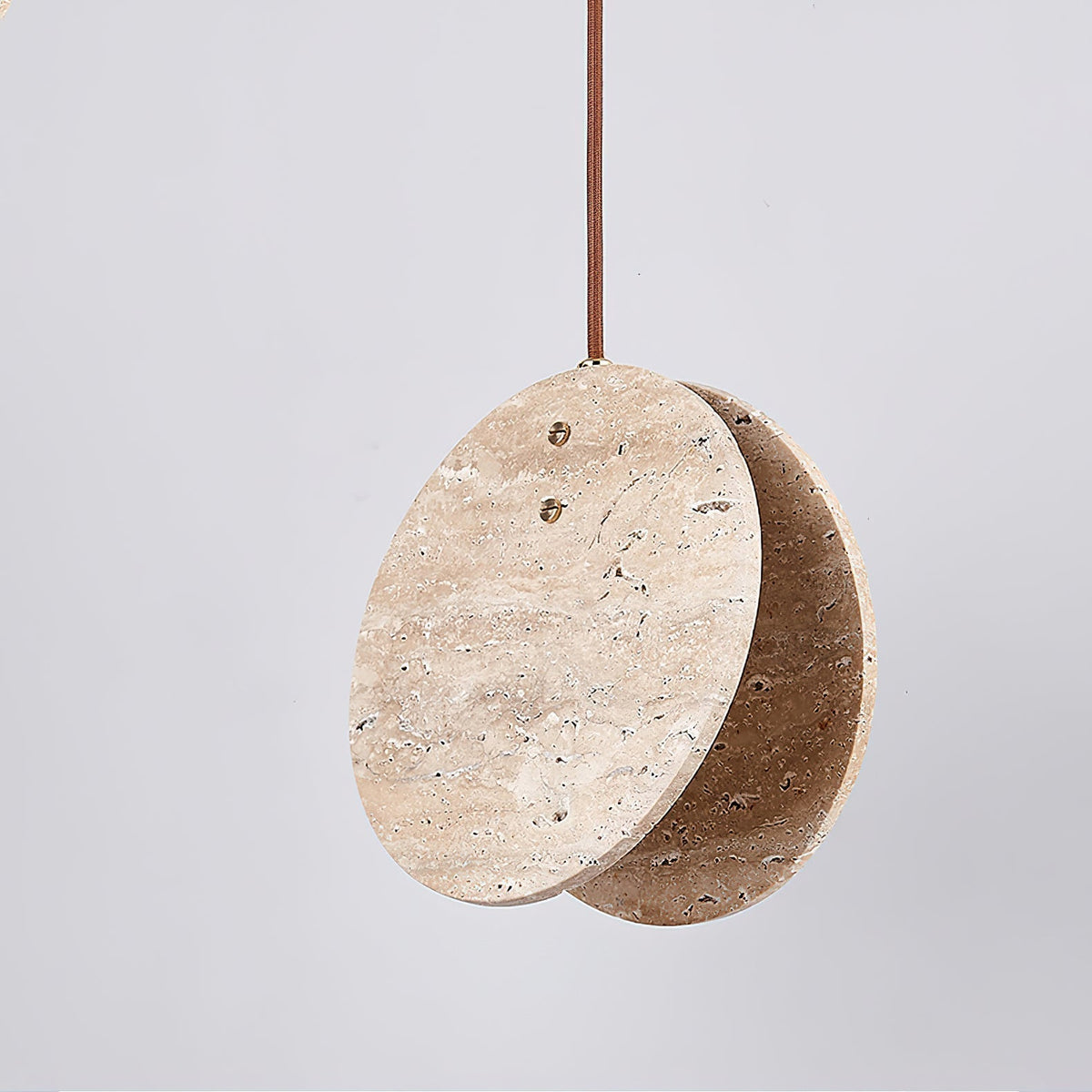 Sern Crescent Travertine Pendant Light