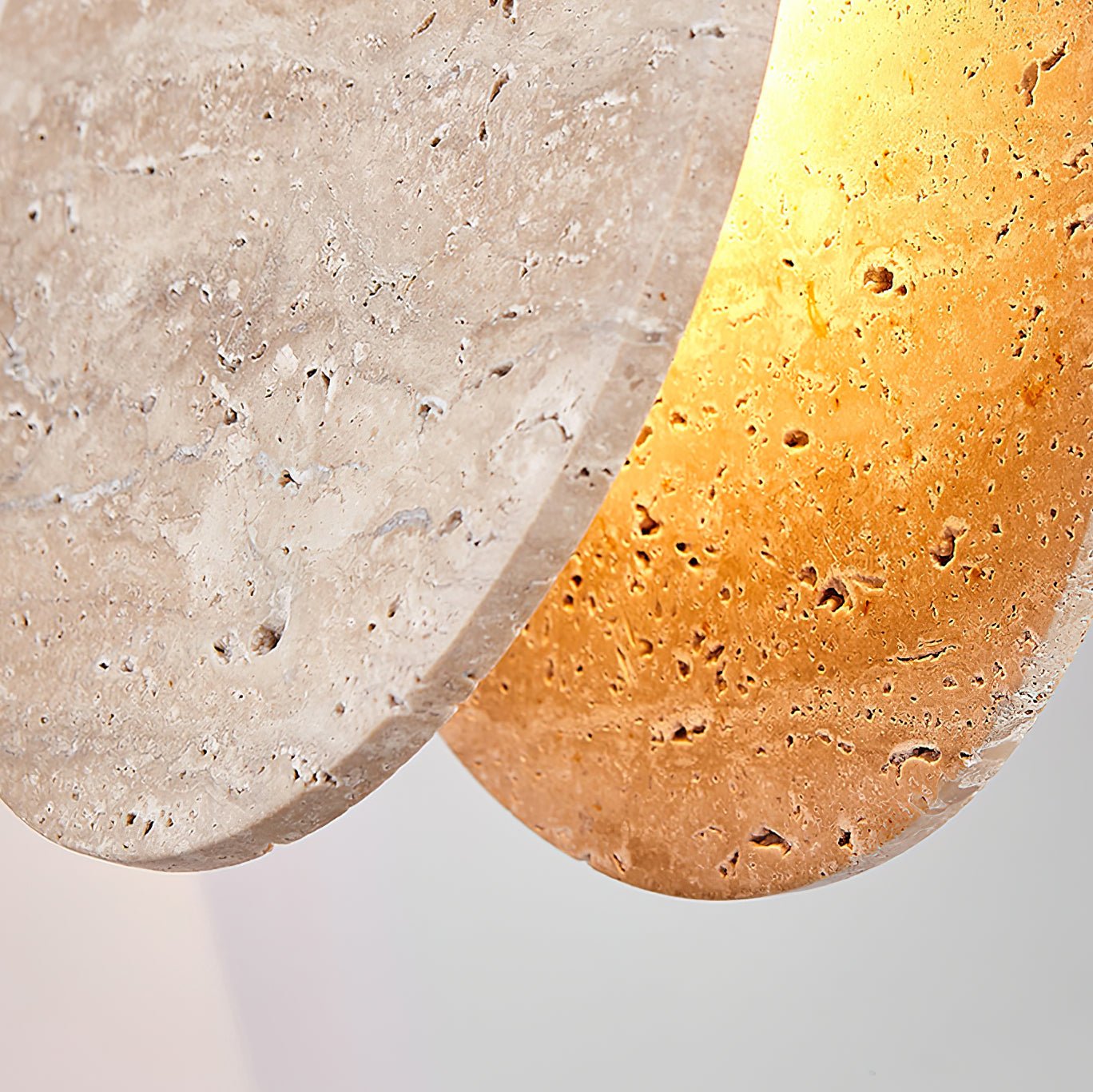 Sern Crescent Travertine Pendant Light
