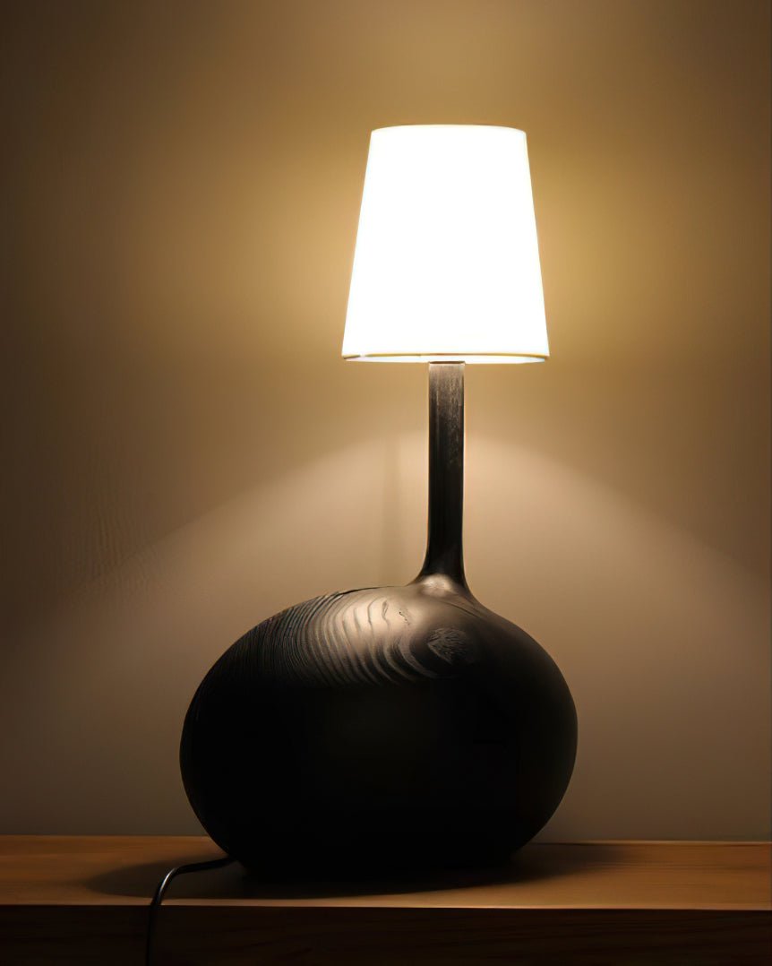 Brixten Wood Fabric Table Lamp