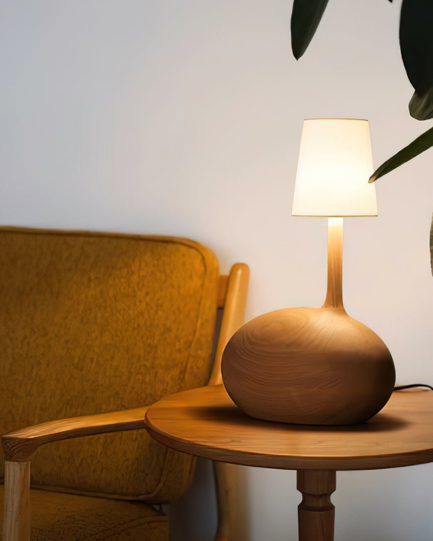Brixten Wood Fabric Table Lamp