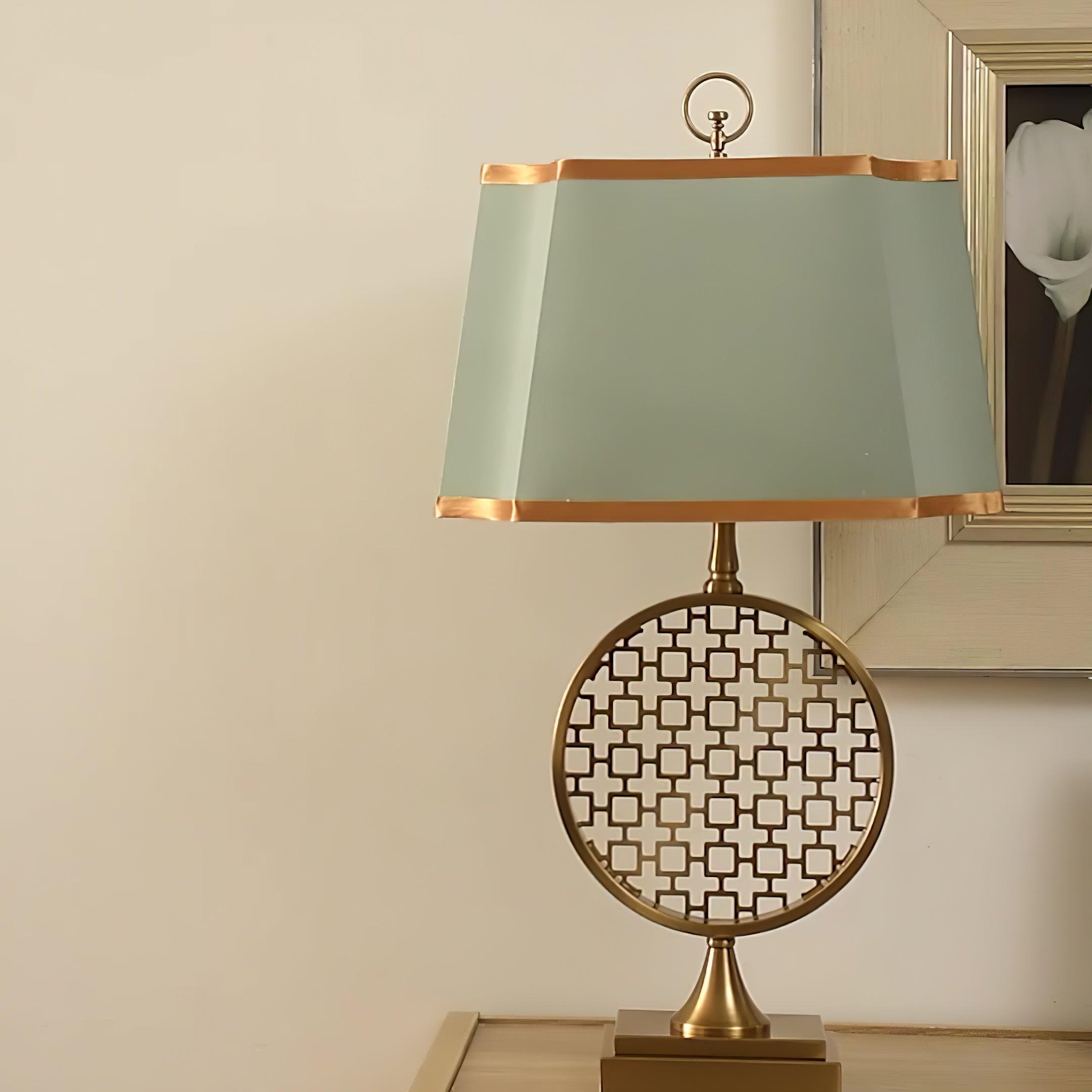 Lineine Fabric Glam Table Lamp