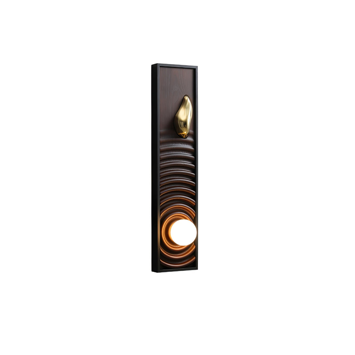 Caleb Vintage Wood Wall Lamp
