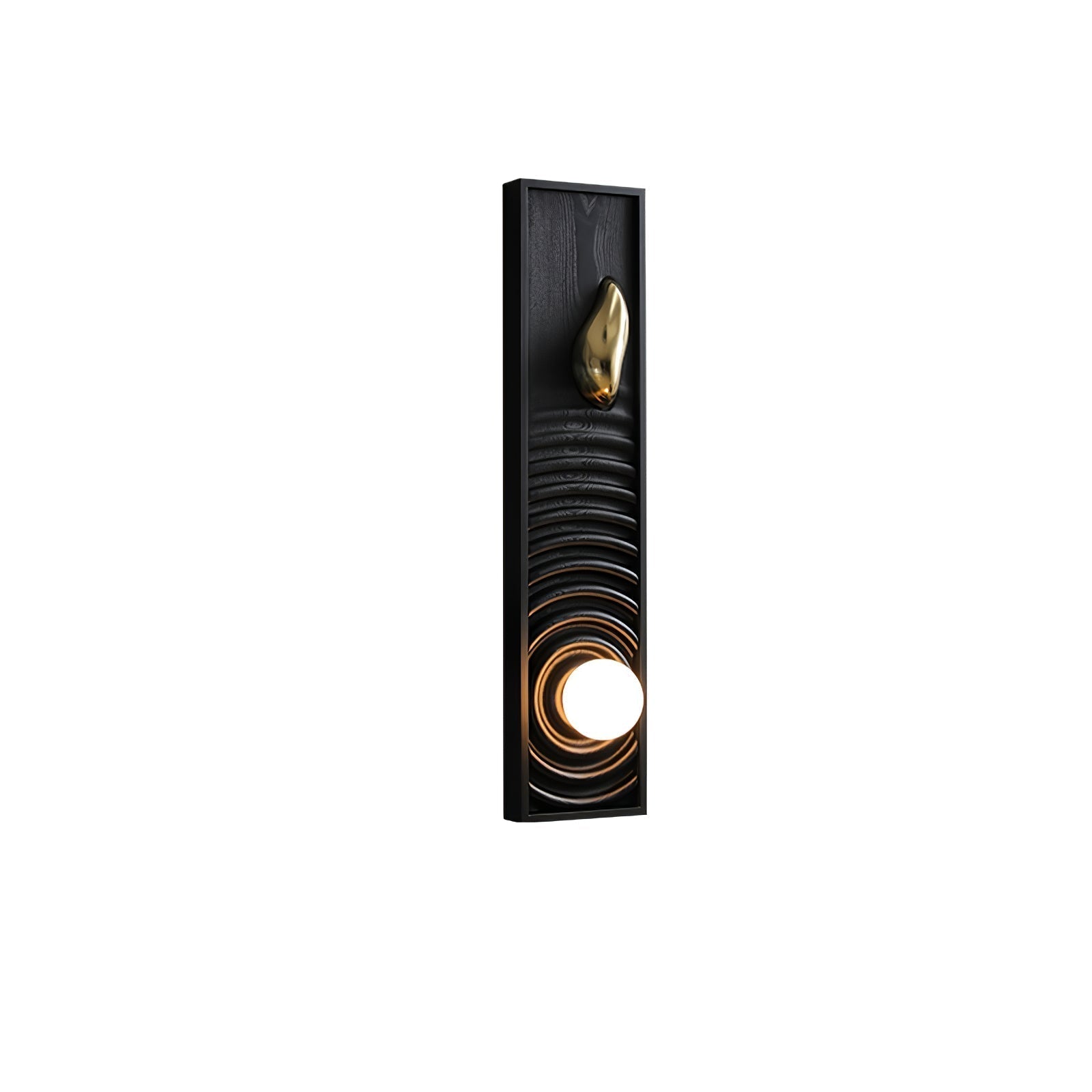Caleb Vintage Wood Wall Lamp