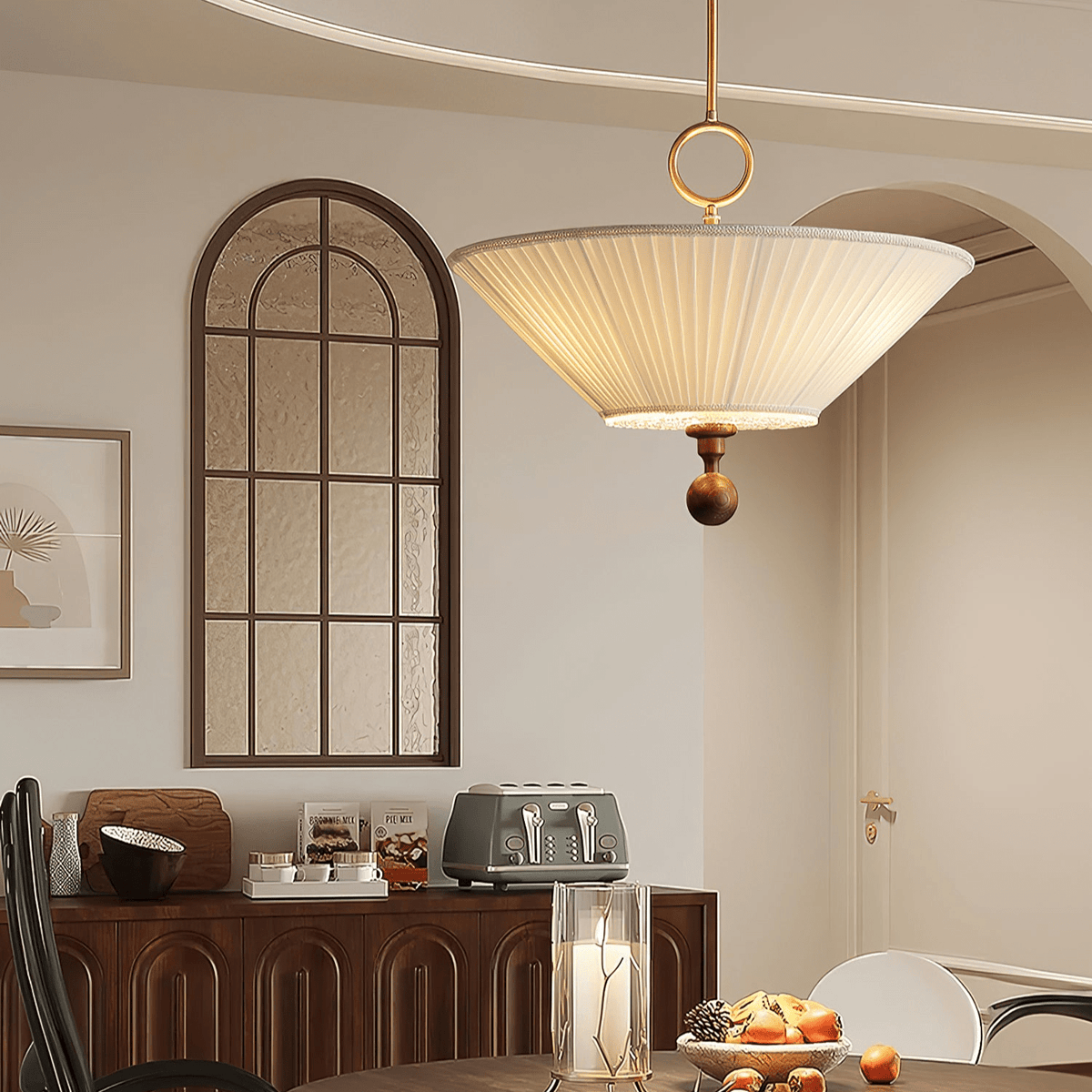 Maltik Pleated Pendant Light