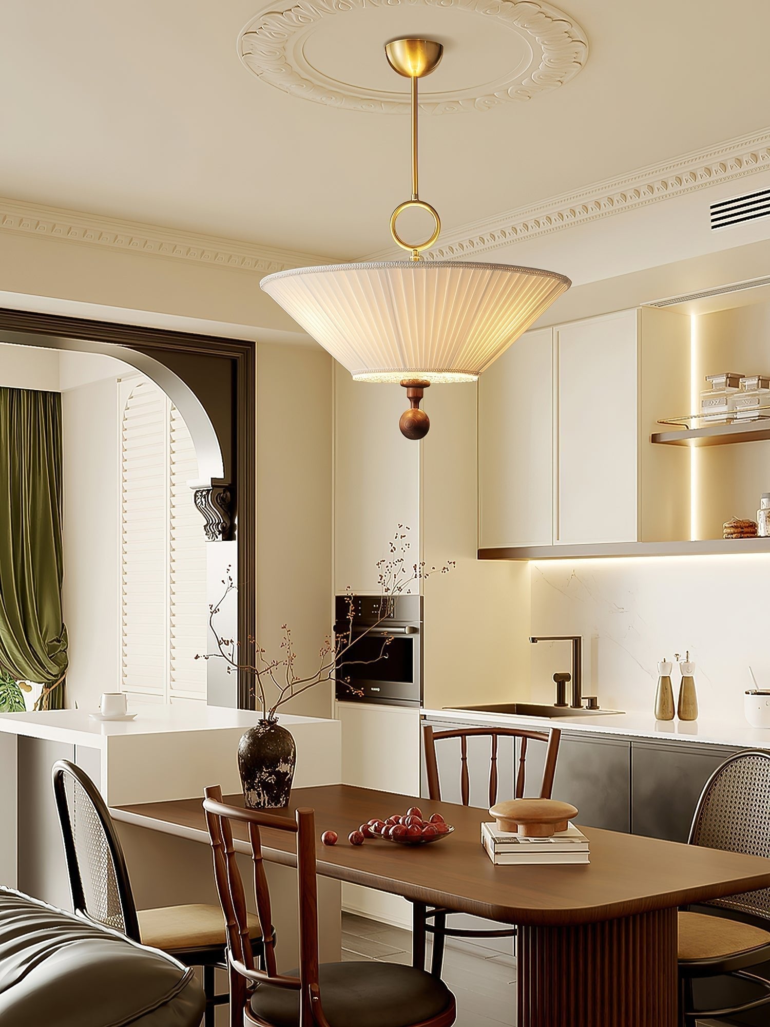 Maltik Pleated Pendant Light
