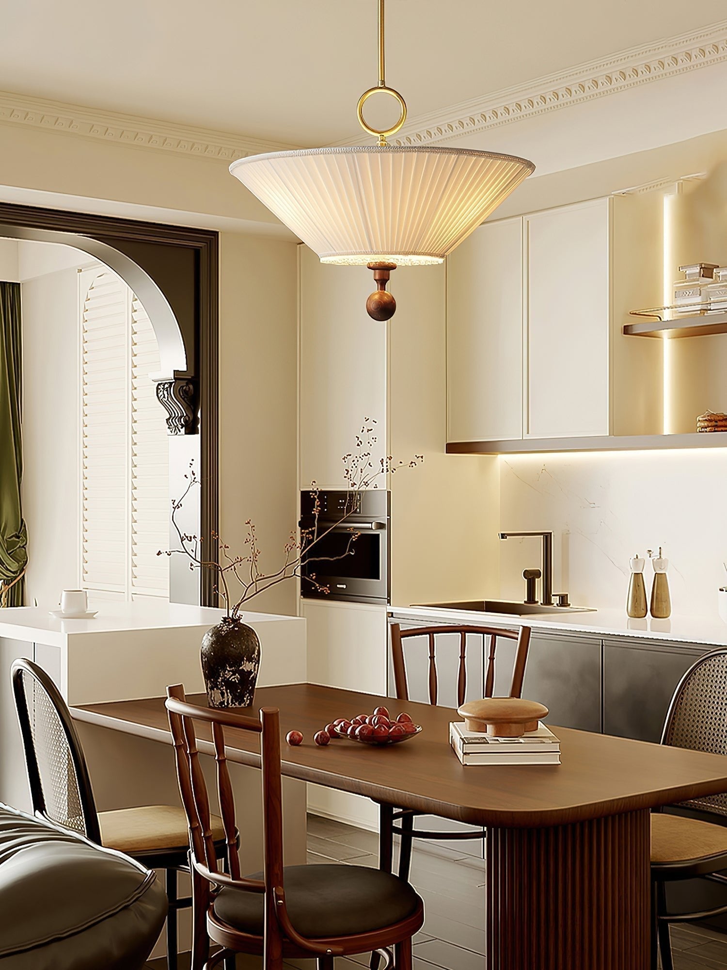 Maltik Pleated Pendant Light